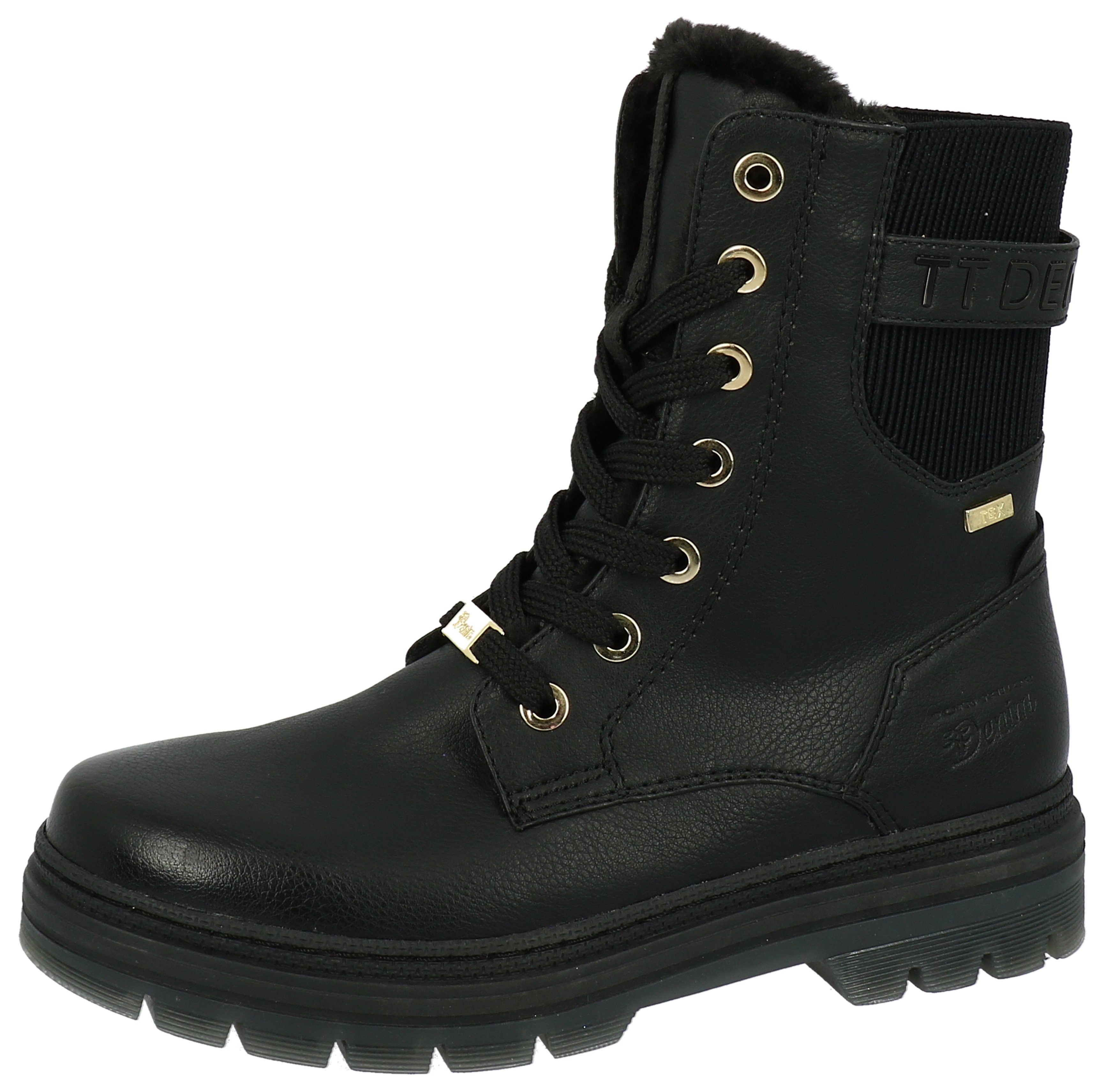 TOM TAILOR Schnürboots Winterstiefel mit Logoprägung günstig online kaufen