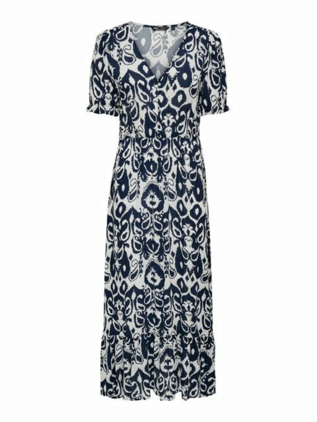 ONLY Shirtkleid Langes Kleid mit Puffärmel ONLCHIANTI (lang) 4941 in Dunkel günstig online kaufen