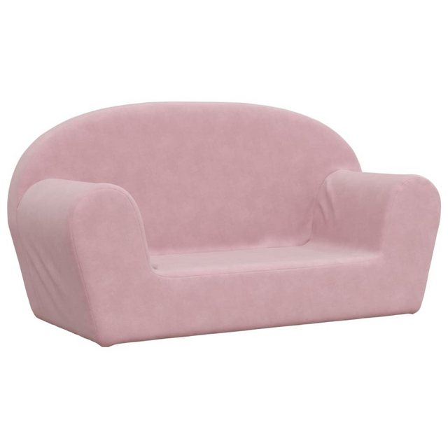 vidaXL Kindersofa, Kinder Schlafsofa 2-Sitzer Rosa Weich Plüsch günstig online kaufen