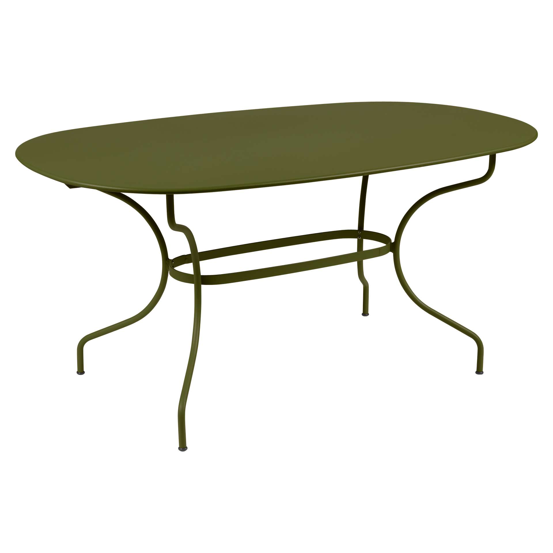 Opéra+ Ovaler Tisch 160 x 90 cm Outdoor Pesto günstig online kaufen
