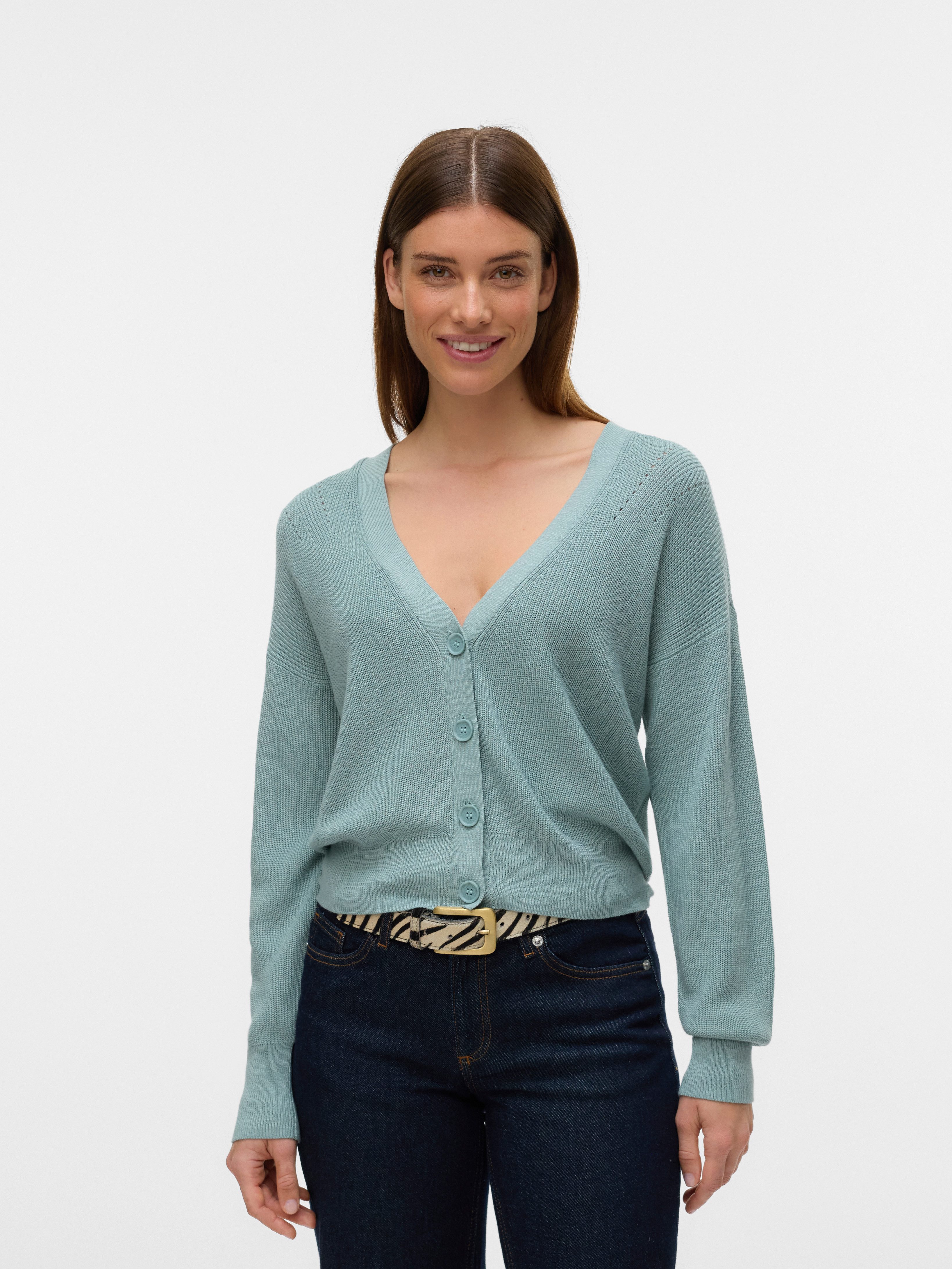 Vero Moda Strickjacke VMNEWLEXSUN LS SHORT günstig online kaufen