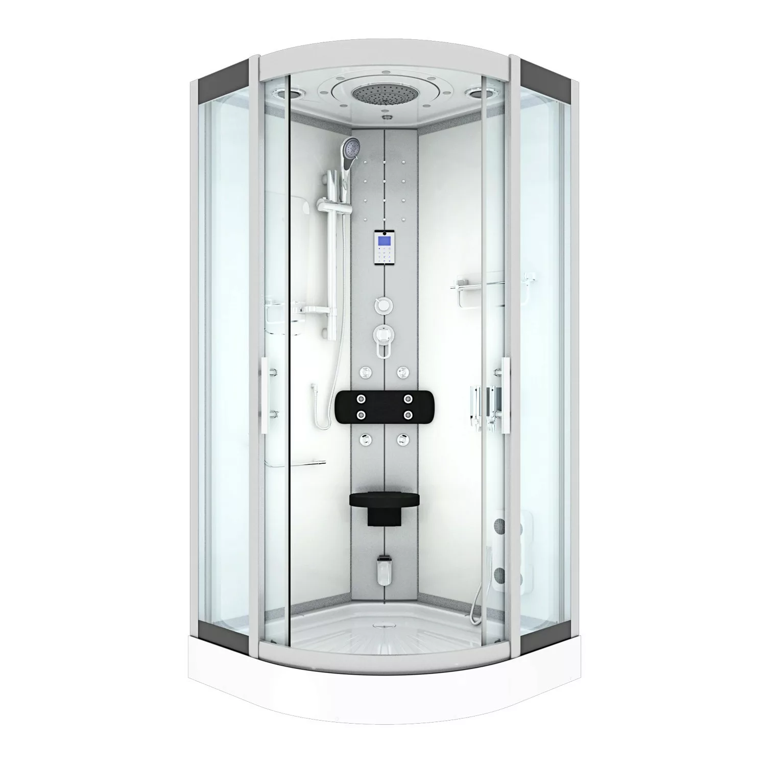 AcquaVapore Dampfdusche Duschtempel Sauna Dusche Duschkabine D46-00T2 80x80 günstig online kaufen