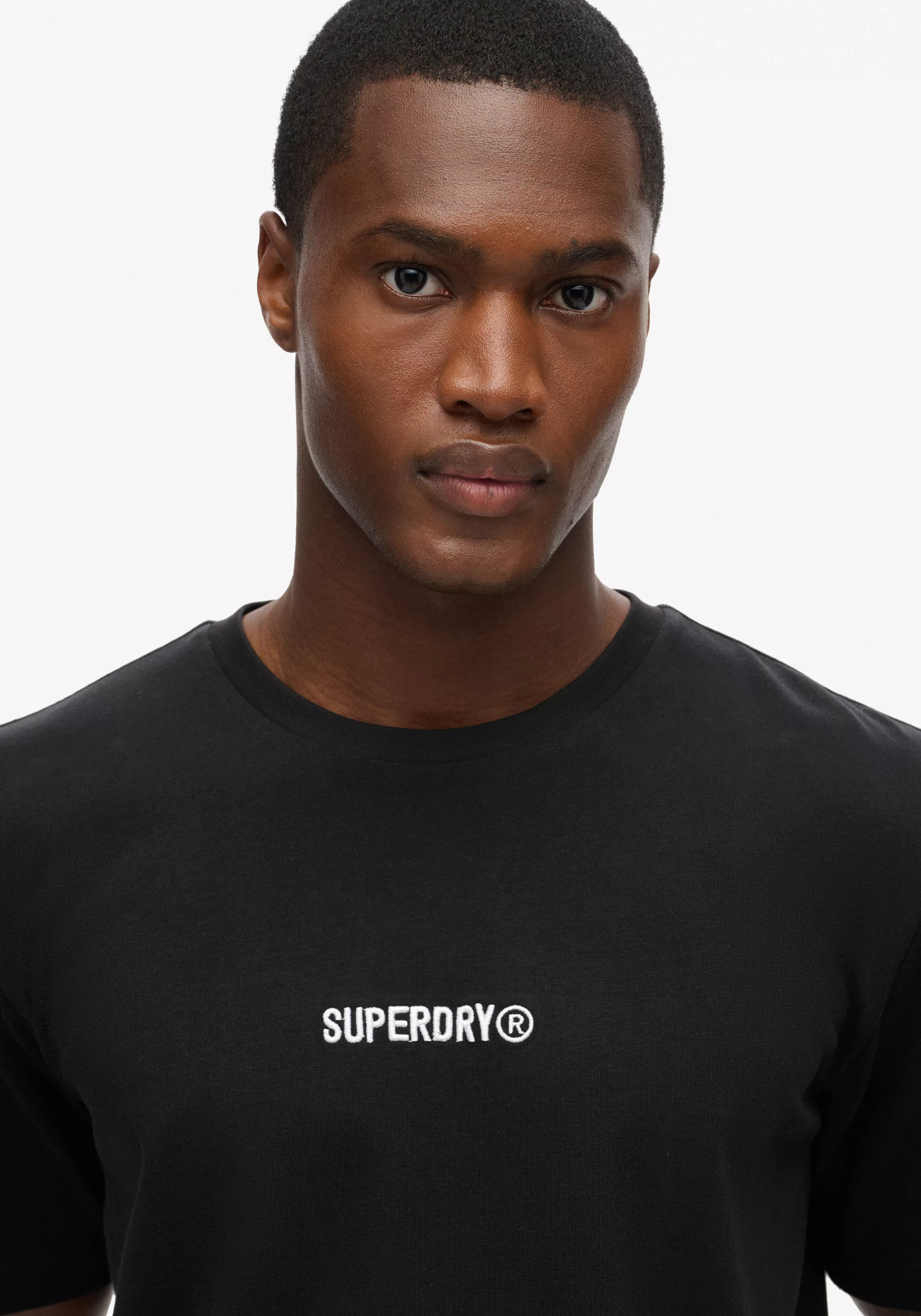 Superdry Rundhalsshirt "MICRO LOGO GRAPHIC LOOSE TEE" günstig online kaufen