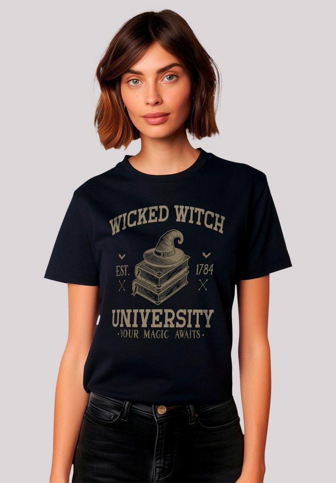 F4NT4STIC T-Shirt Halloween University Wicked witch Premium Qualität, Hallo günstig online kaufen