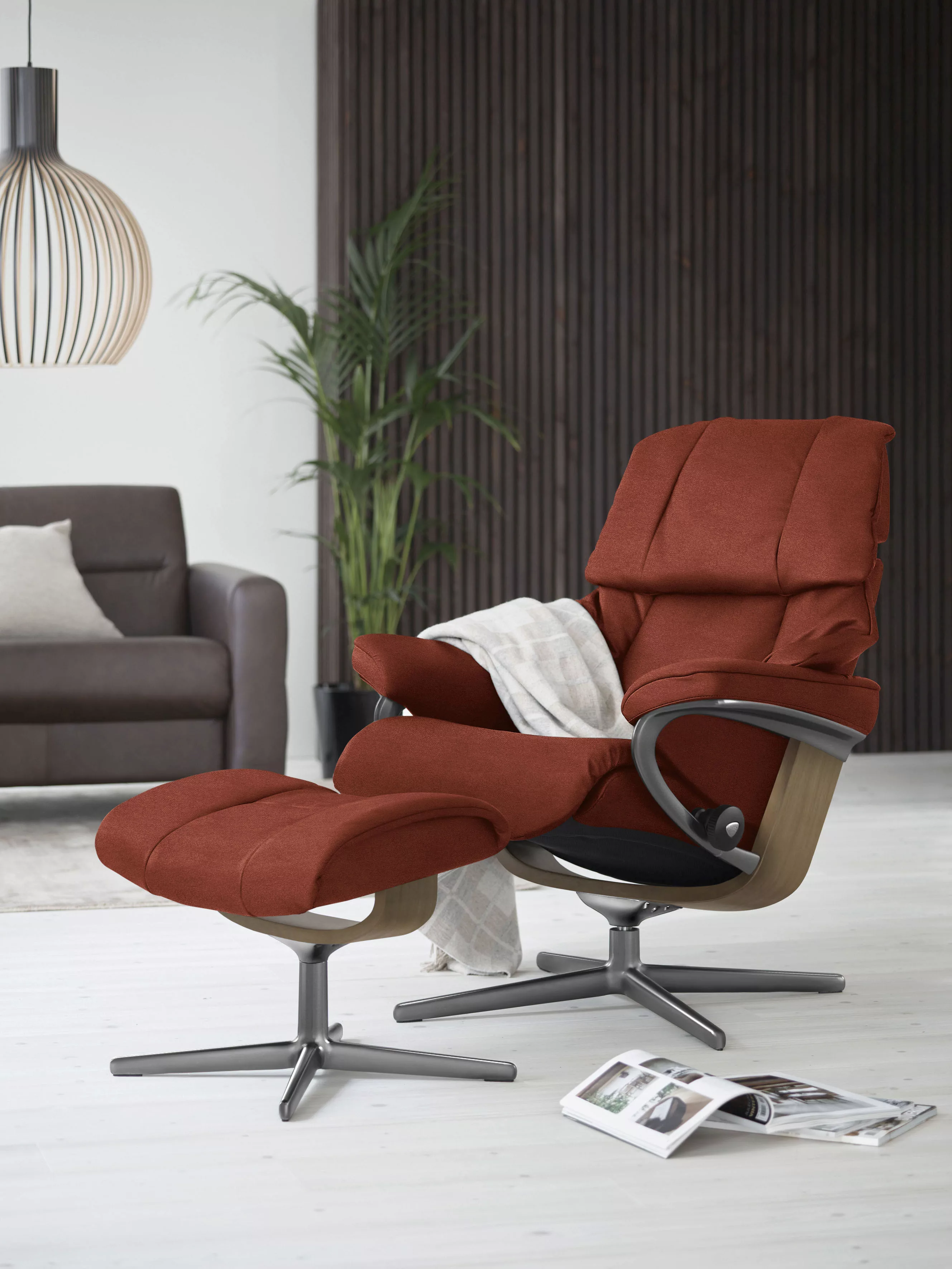 Stressless® Relaxsessel »Reno«, (Set, Relaxsessel mit Hocker), mit Hocker, günstig online kaufen