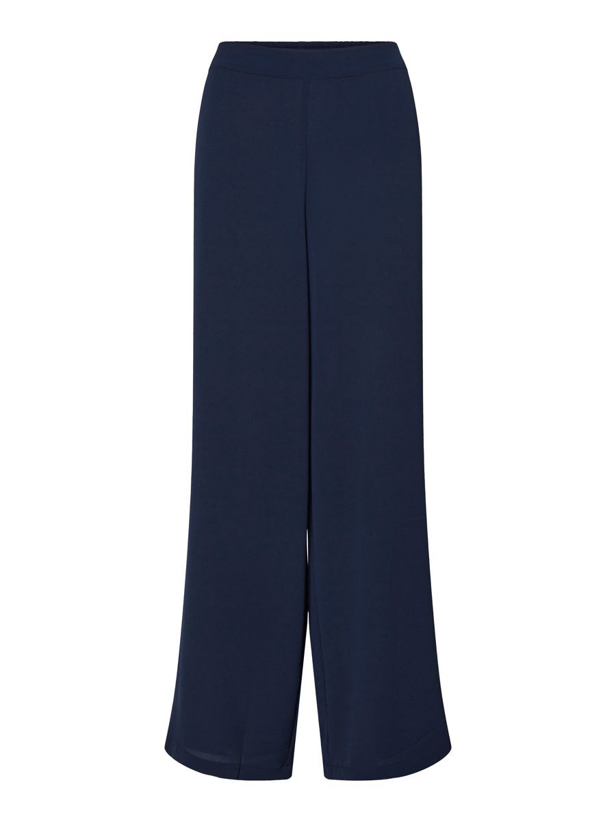 VERO MODA High Waisted Loose-fit Hose Damen Blau günstig online kaufen