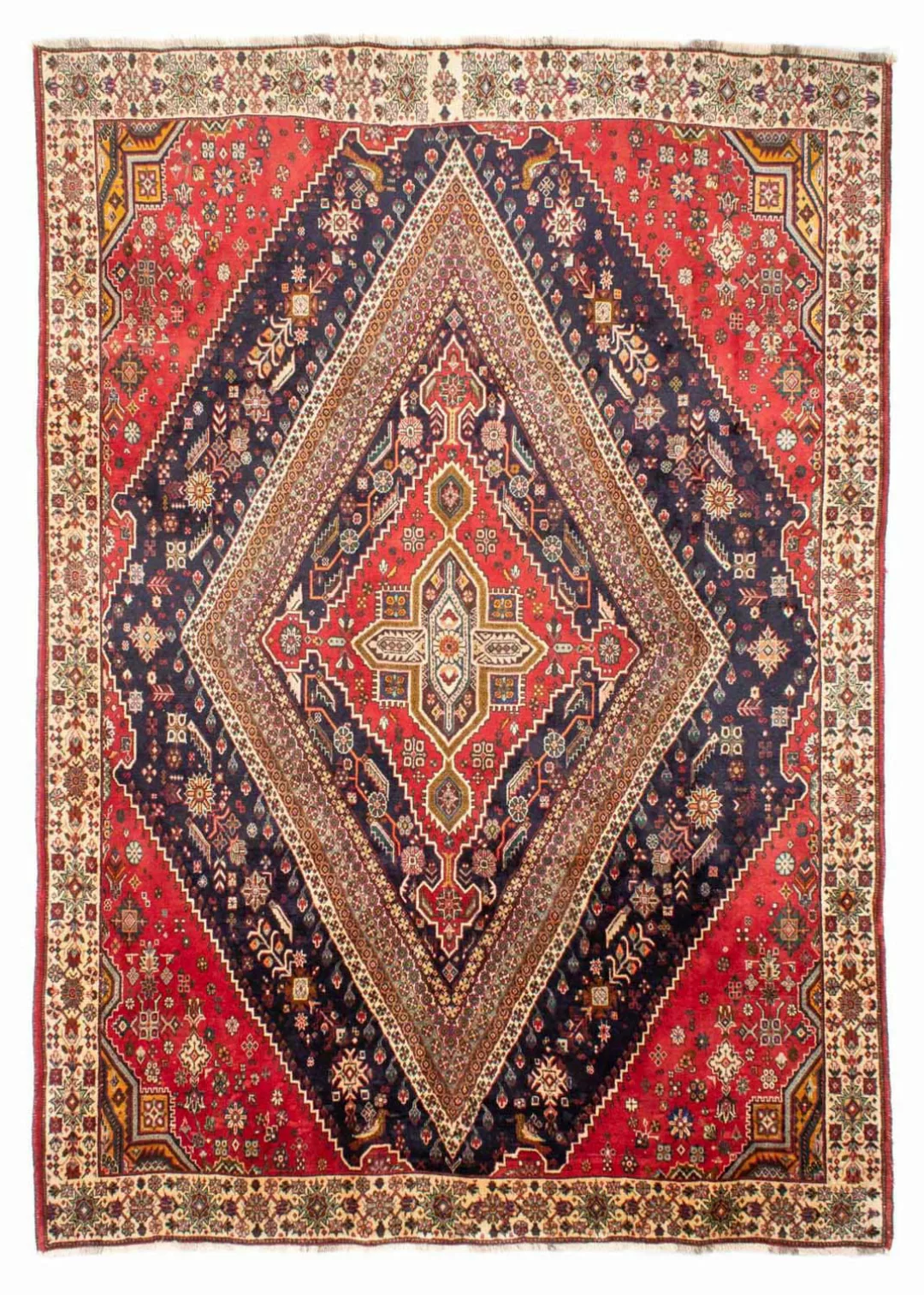 morgenland Wollteppich »Shiraz Medaillon Rosso 315 x 220 cm«, rechteckig, U günstig online kaufen