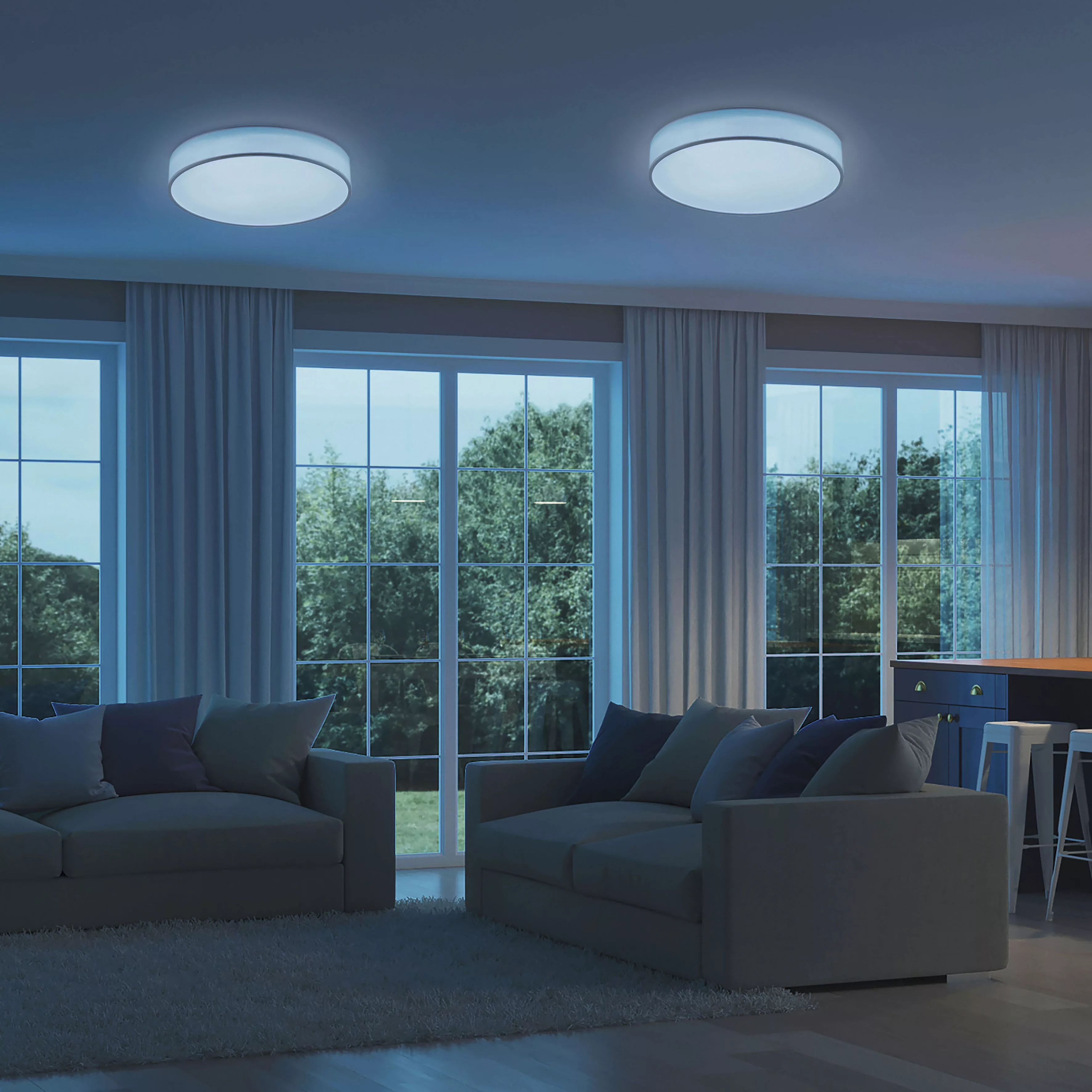 TRIO Leuchten LED Deckenleuchte »DIAMO«, 1 flammig, Leuchtmittel LED-Board günstig online kaufen
