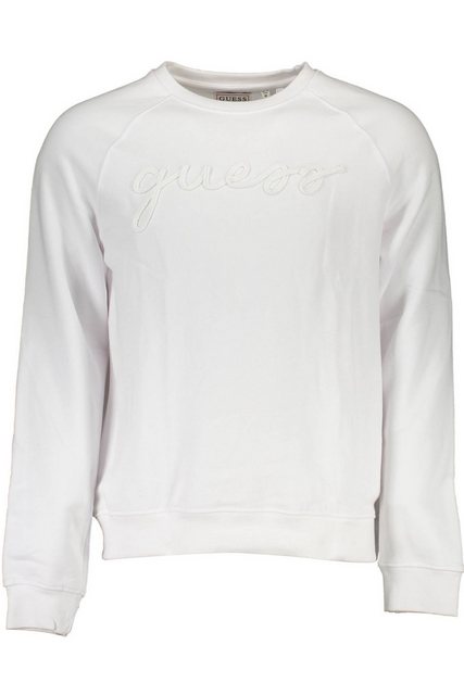 GUESS JEANS Sweatshirt Herren Sweatshirt Weiß – Bio-Baumwolle günstig online kaufen