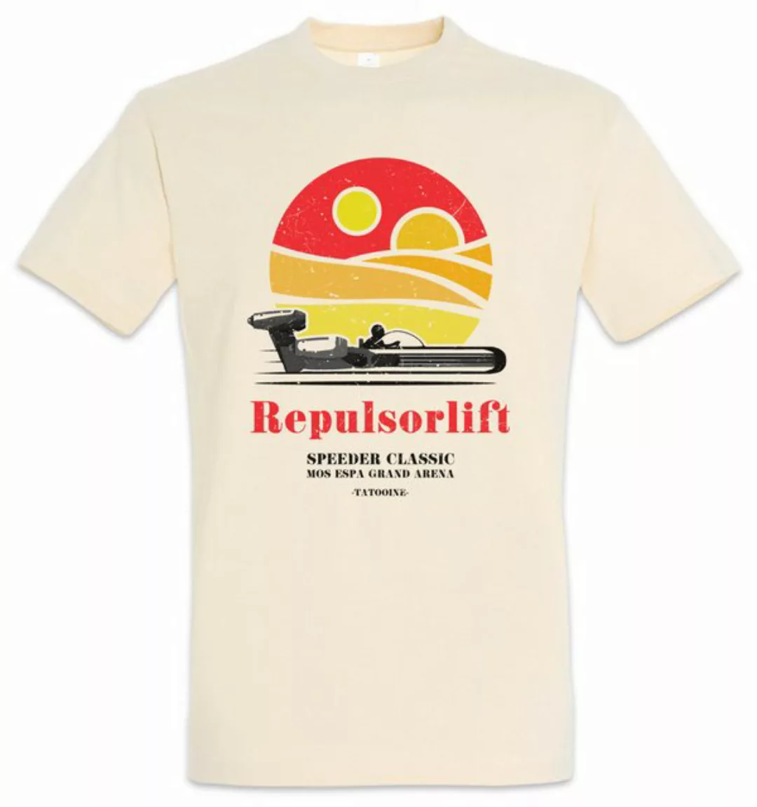 Urban Backwoods Print-Shirt Repulsorlift Landspeeder Herren T-Shirt Luke St günstig online kaufen