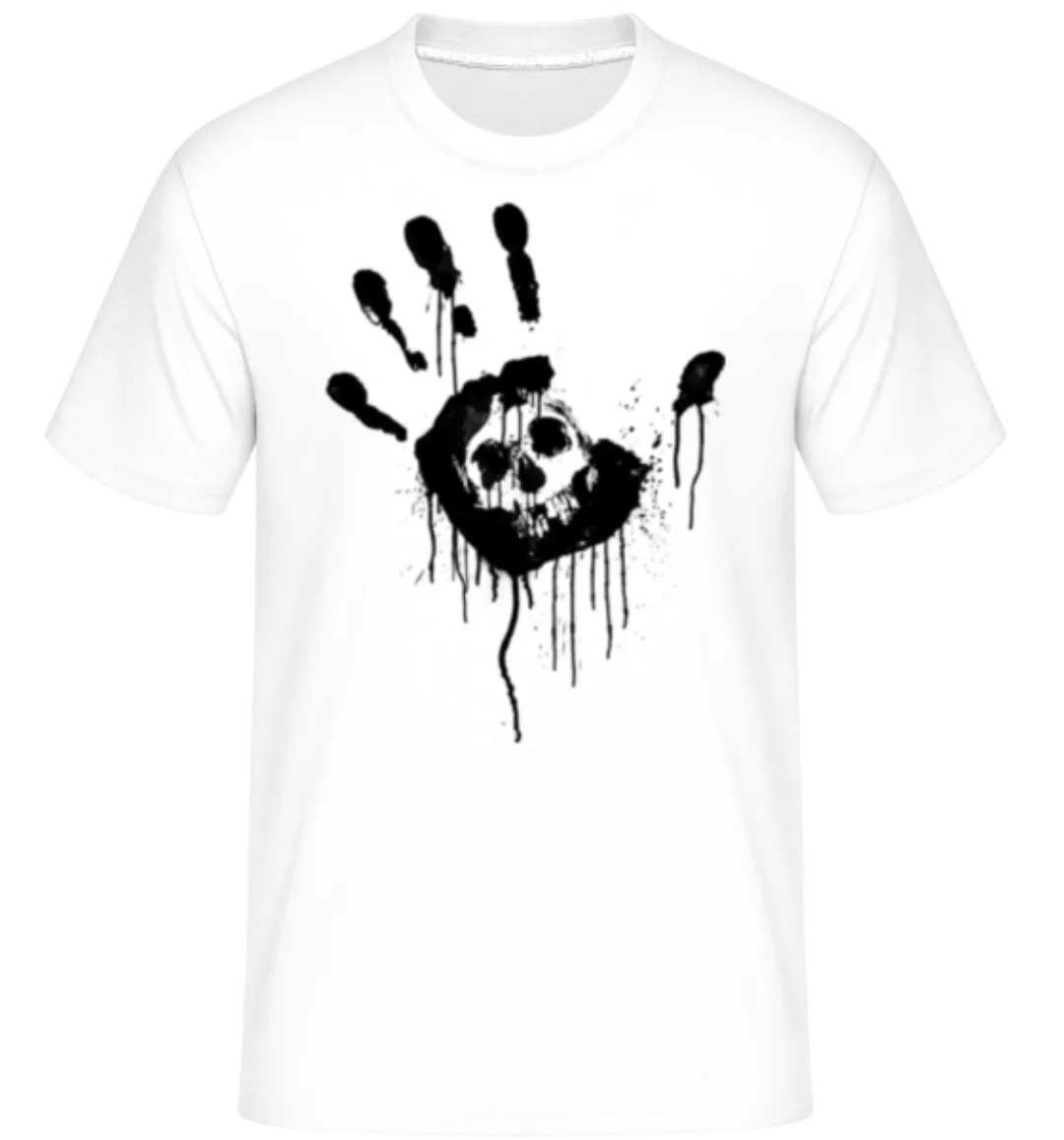 Totenkopf Schwarze Hand · Shirtinator Männer T-Shirt günstig online kaufen