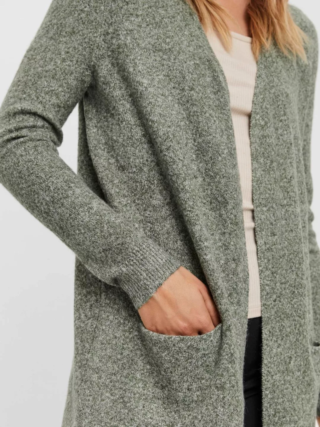 Vero Moda Strickjacke "VMDOFFY LS LONG OPEN CARDIGAN GA NOOS" günstig online kaufen