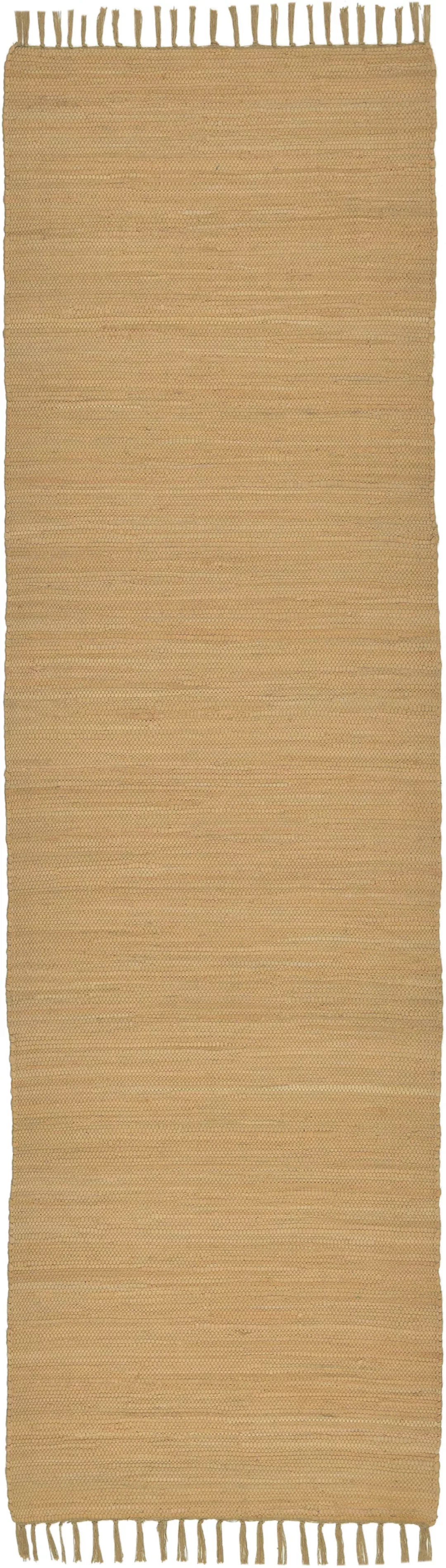 THEKO Teppich  Happy Co ¦ beige ¦ Baumwolle ¦ Maße (cm): B: 70 H: 0,5 Teppi günstig online kaufen