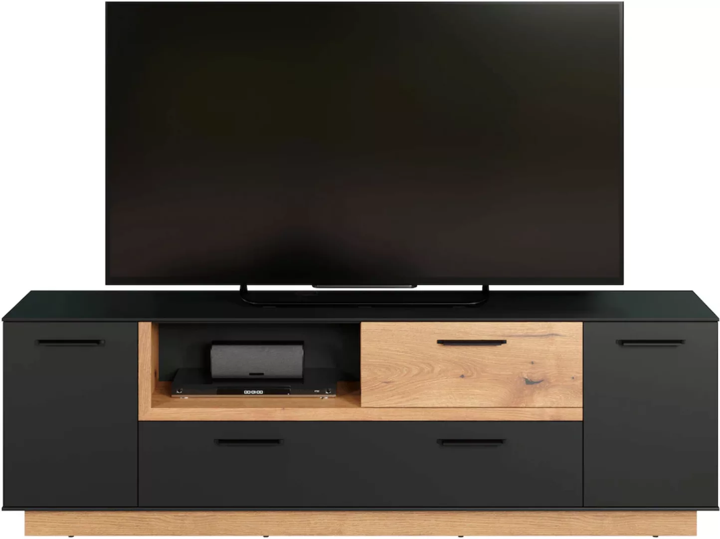 INOSIGN TV-Bank "Premont", (1 St.), ca. 187 cm breit, zweifarbiger TV-Schra günstig online kaufen
