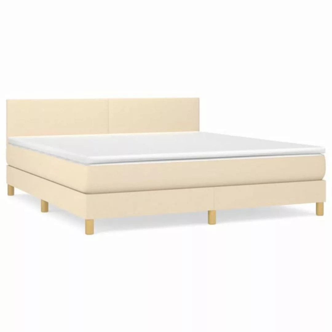 vidaXL Boxspringbett Bett Boxspringbett mit Matratze und LED Stoff (180 x 2 günstig online kaufen