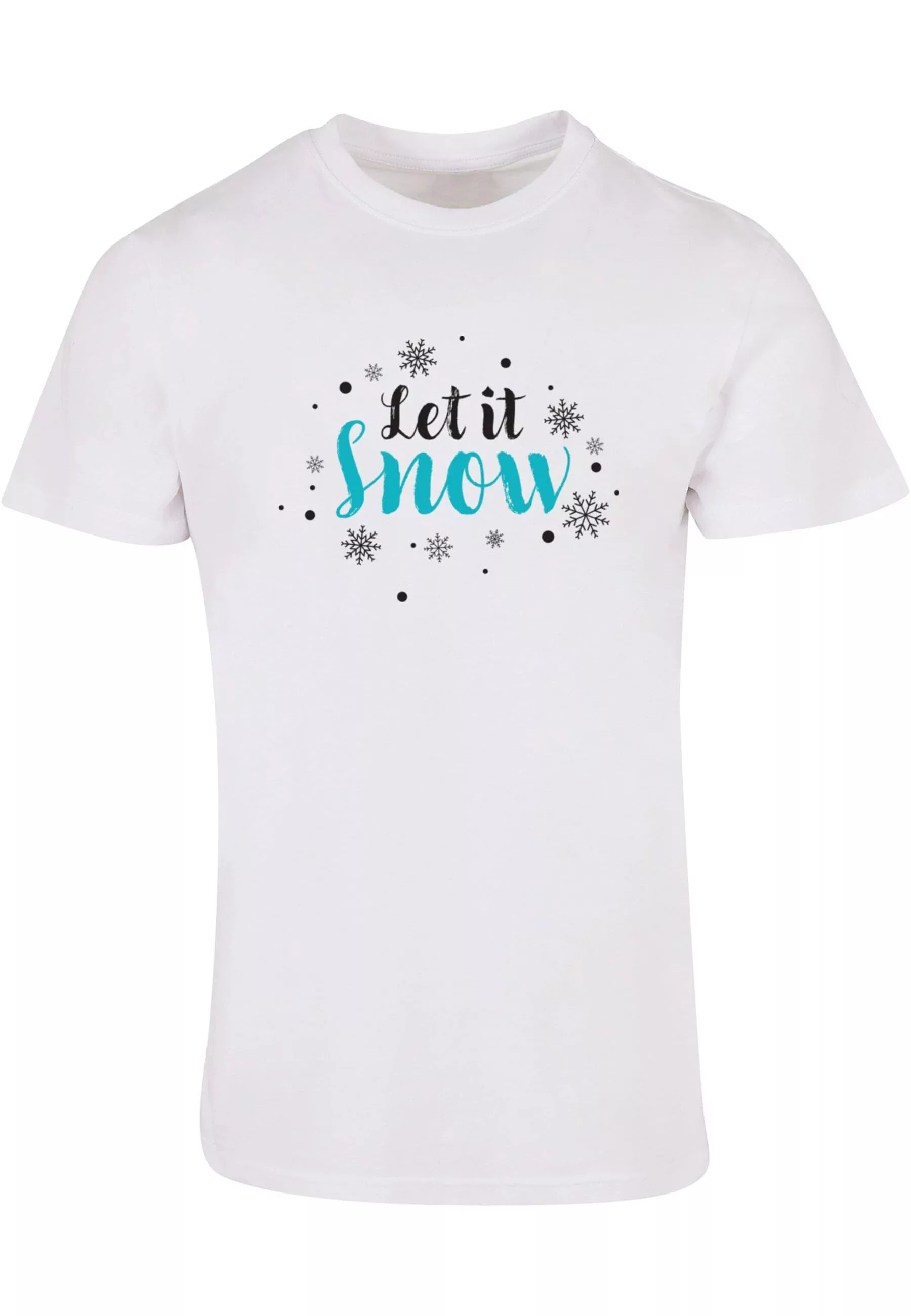 Merchcode T-Shirt Merchcode Herren Let it snow Basic Round Neck T-Shirt (1- günstig online kaufen