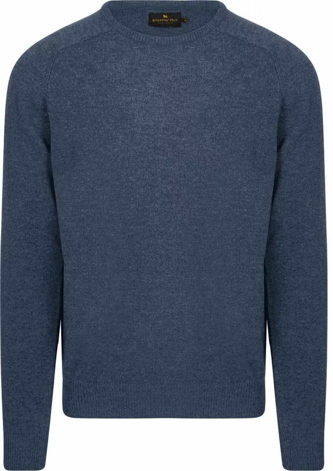 Steppin' Out Pullover Lammwolle Mid Blau - Größe XL günstig online kaufen