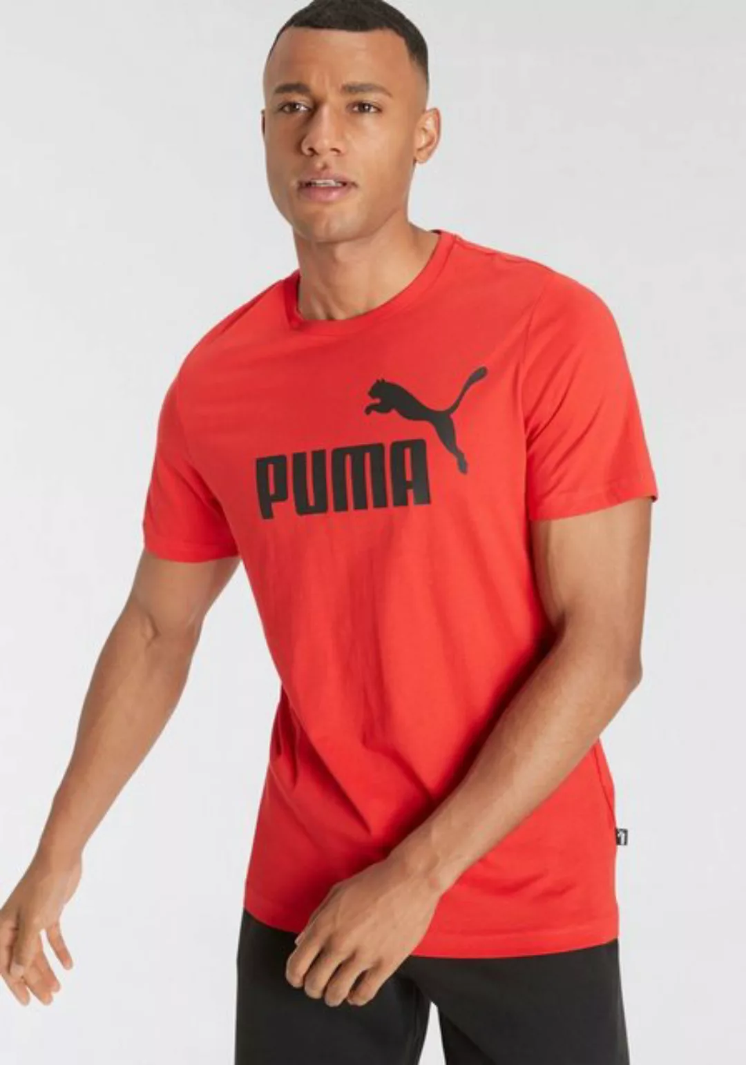 PUMA T-Shirt "Essentials Logo T-Shirt Herren" günstig online kaufen