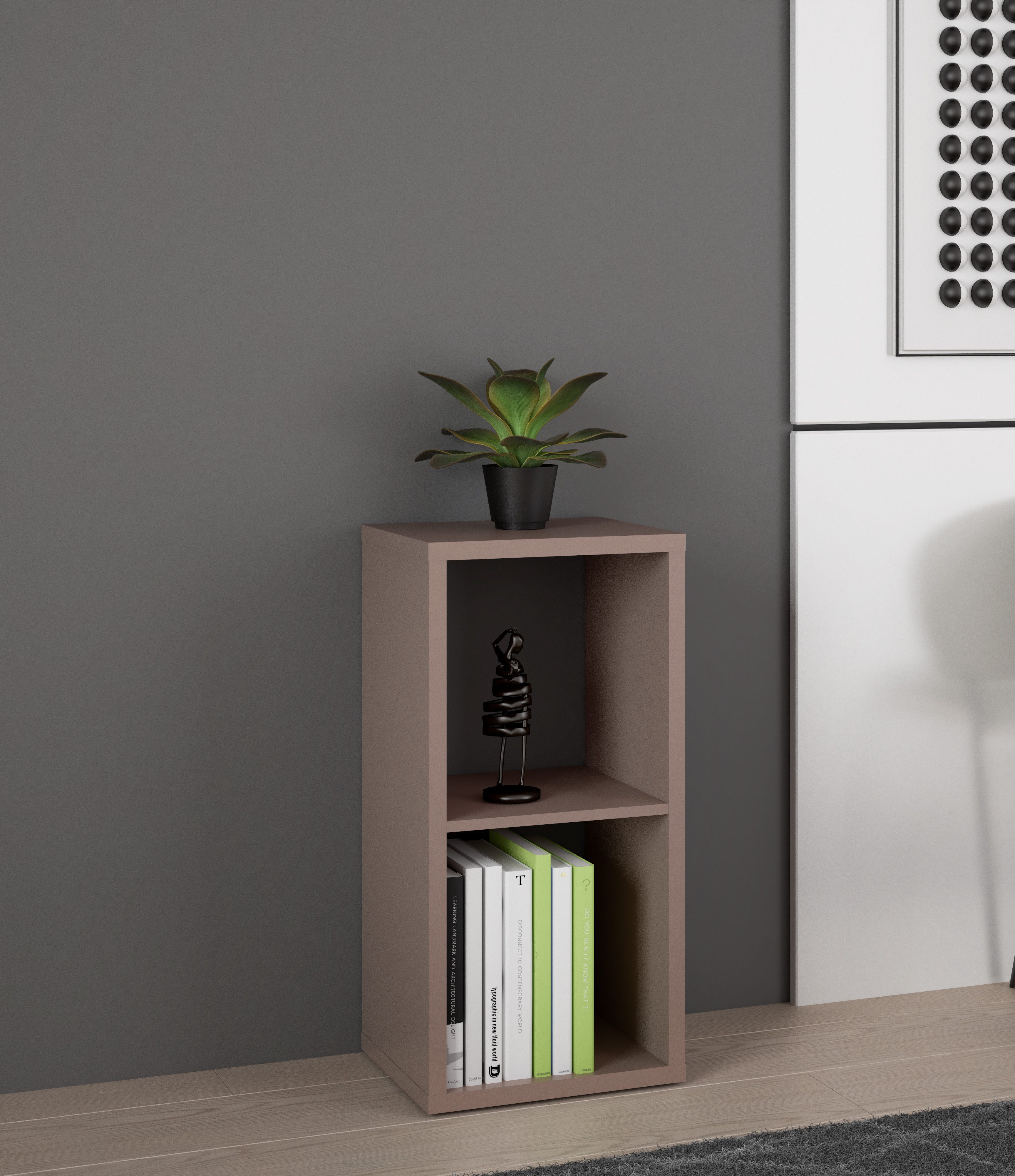 FORTE Standregal, Regal mit 2 Fächern, B/H/T 38,2x72,9x32,9 cm, langlebige günstig online kaufen