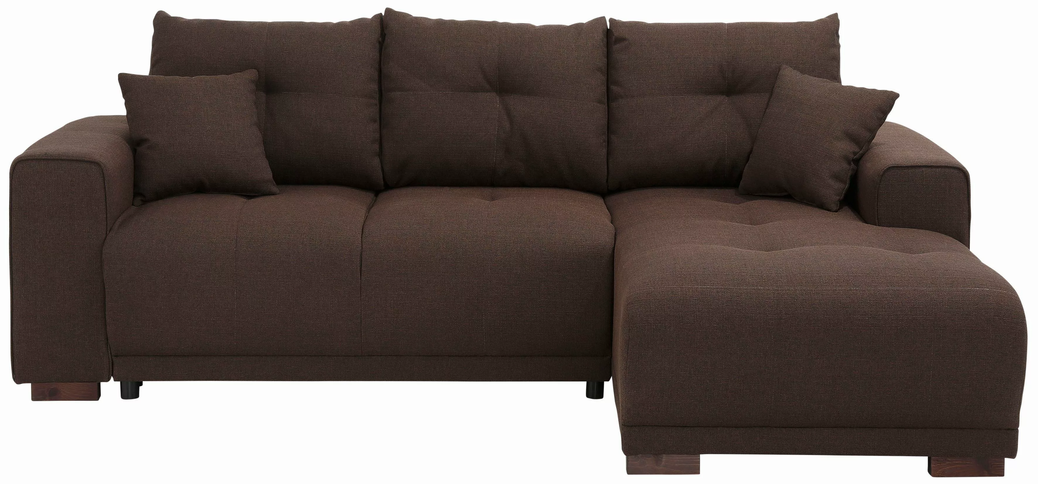 Home affaire Ecksofa "Viborg L-Form", mit Regal in der Armlehne, wahlweise günstig online kaufen