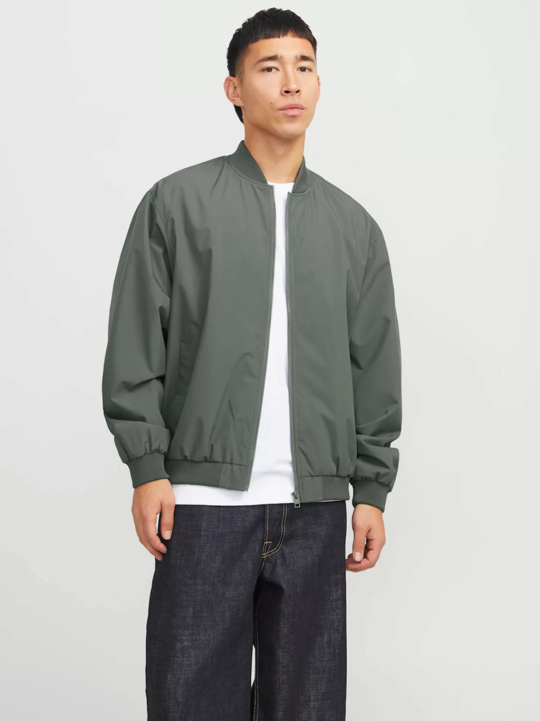 Jack & Jones Bomberjacke "JJECHARGE BOMBER JACKET NOOS", ohne Kapuze, mit R günstig online kaufen