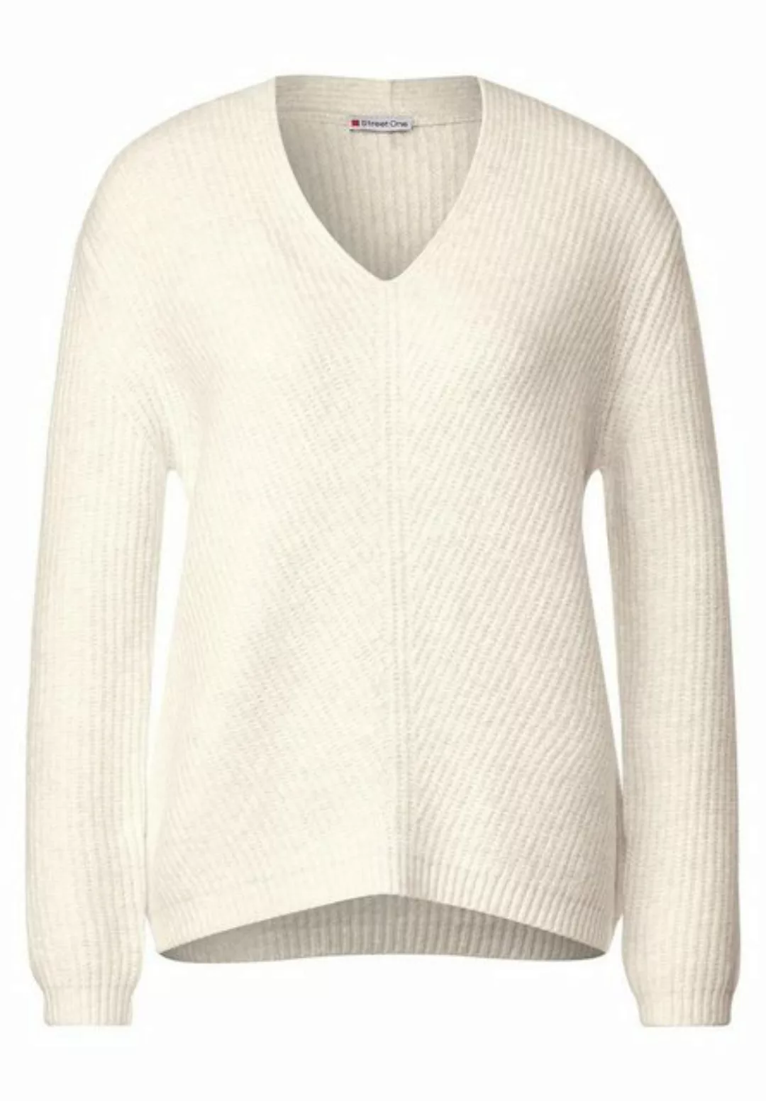 STREET ONE Sweatshirt LTD QR v-neck sweater günstig online kaufen