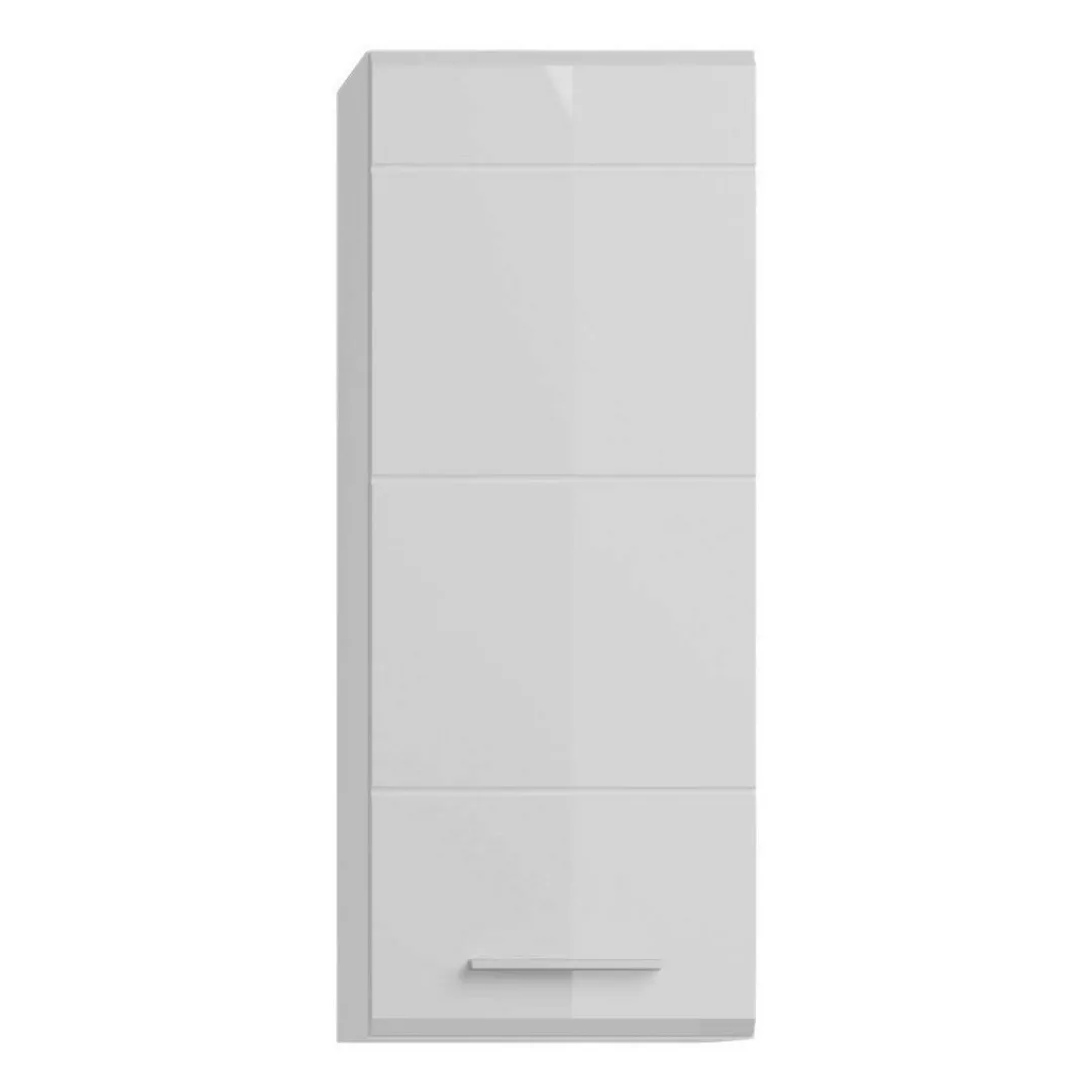 xonox.home Hängeschrank in Weiß Hochglanz - 30x77x23cm (BxHxT) günstig online kaufen