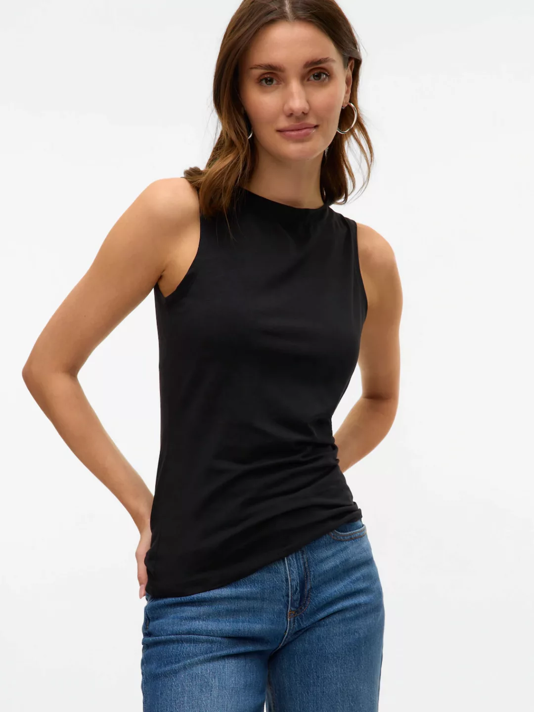 Vero Moda Shirttop "VMPANDA MODAL SL TOP JRS NOOS" günstig online kaufen