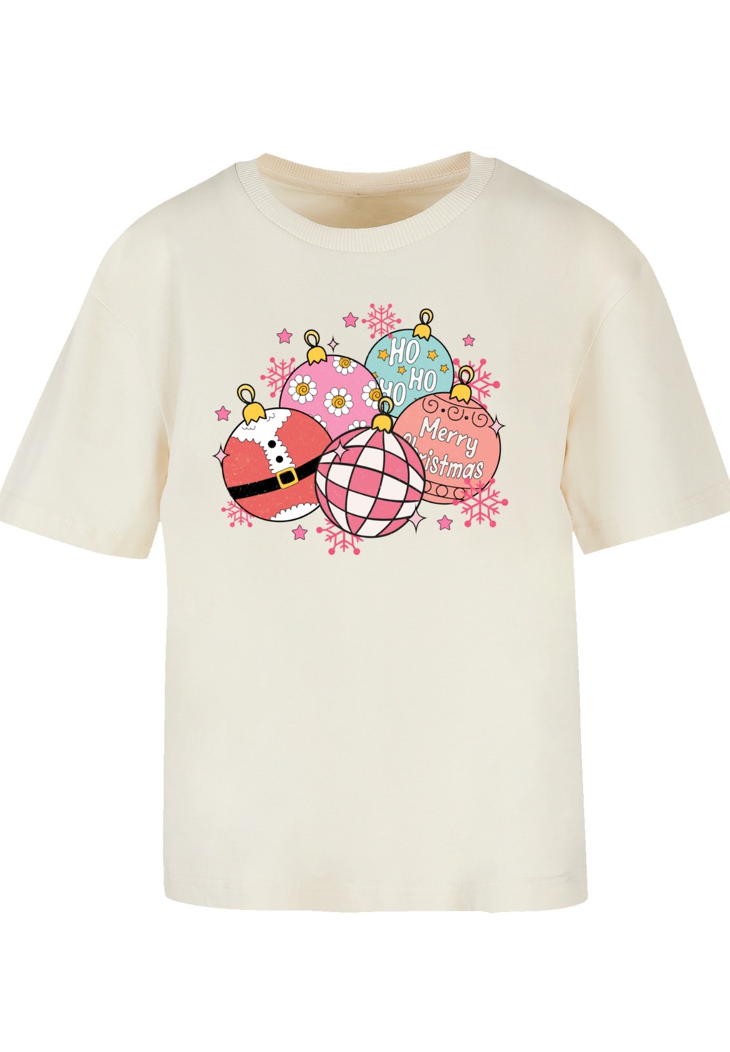 F4NT4STIC T-Shirt "Pink Cute Weihnachten Tree Balls", Premium Qualität, Wei günstig online kaufen