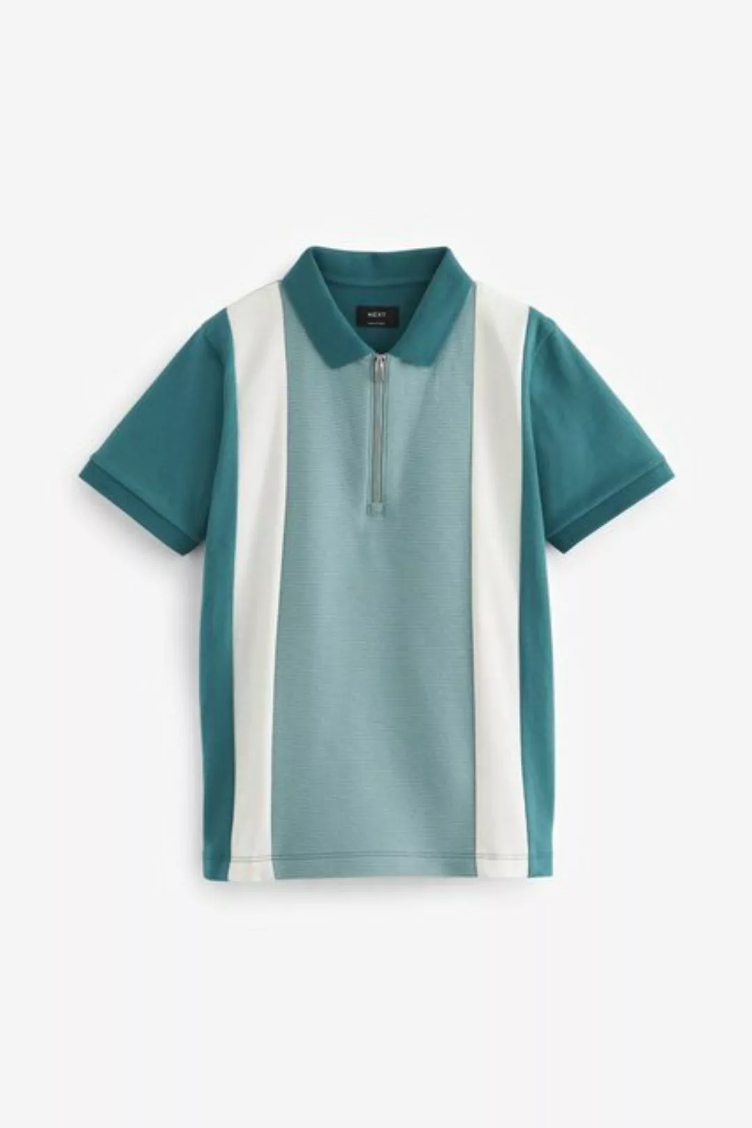 Next Poloshirt Kurzärmeliges Polohemd mit Reißverschluss (1-tlg) günstig online kaufen