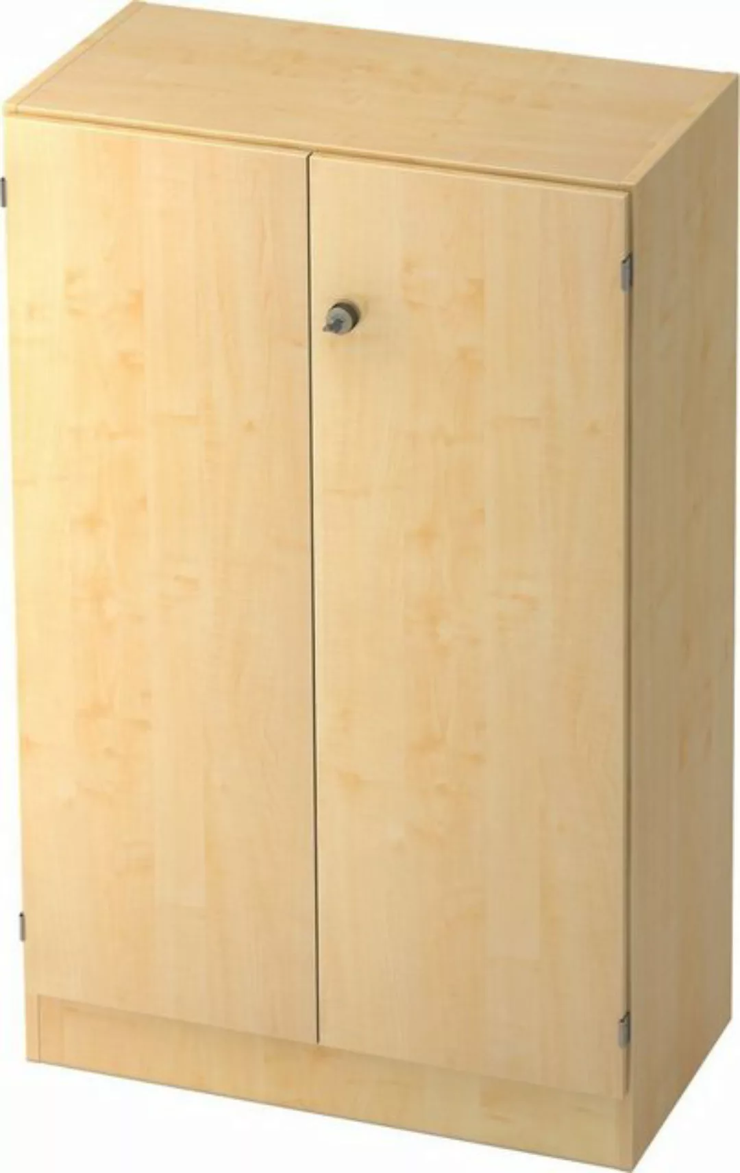 Aktenschrank Schrank Solid 3OH BxTxH 80x42x127cm Griff SG Ahorn/Ahorn günstig online kaufen