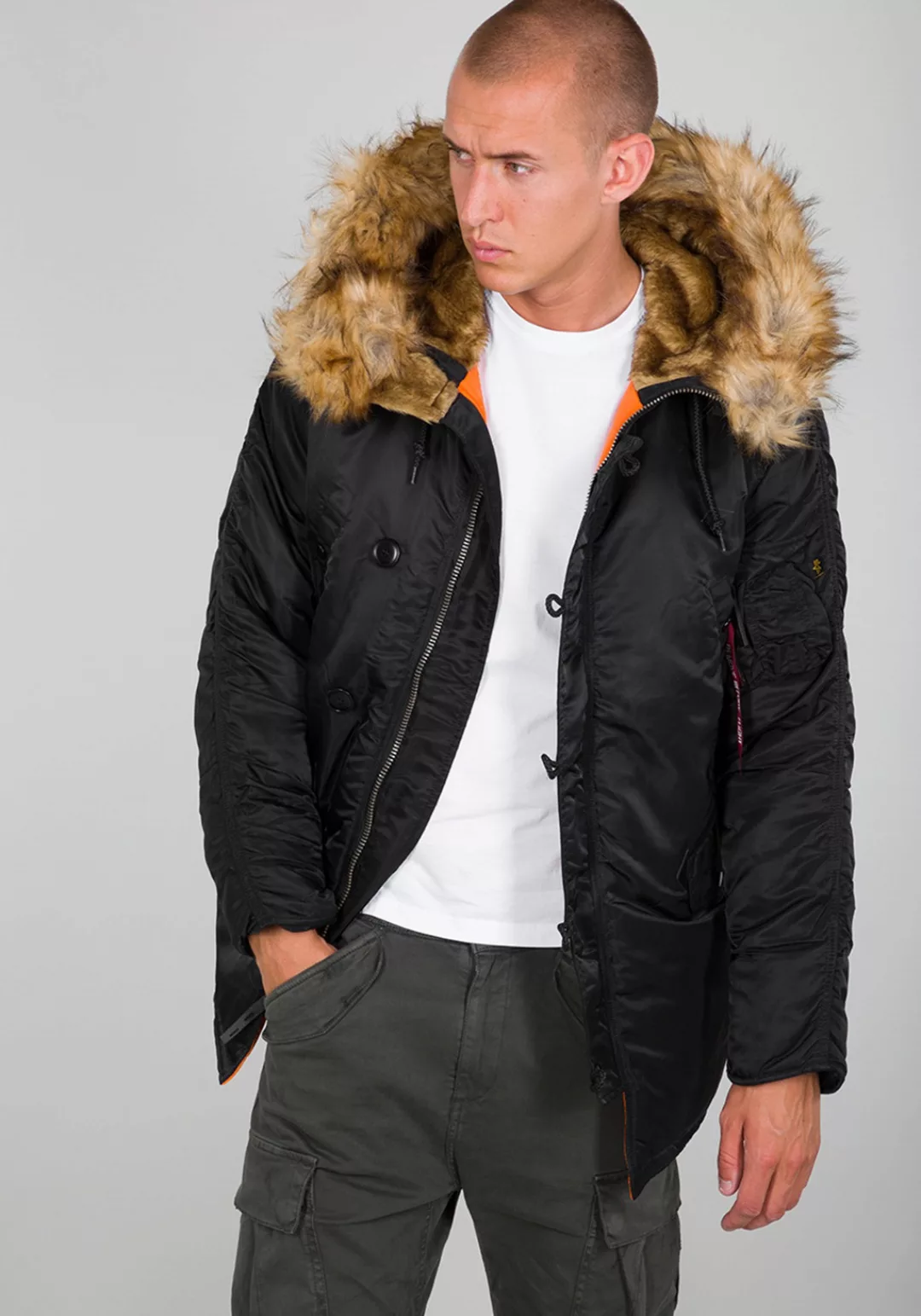 Alpha Industries Parka "N3B VF 59", mit Kapuze, mit abnehmbarem Kunstfellkr günstig online kaufen