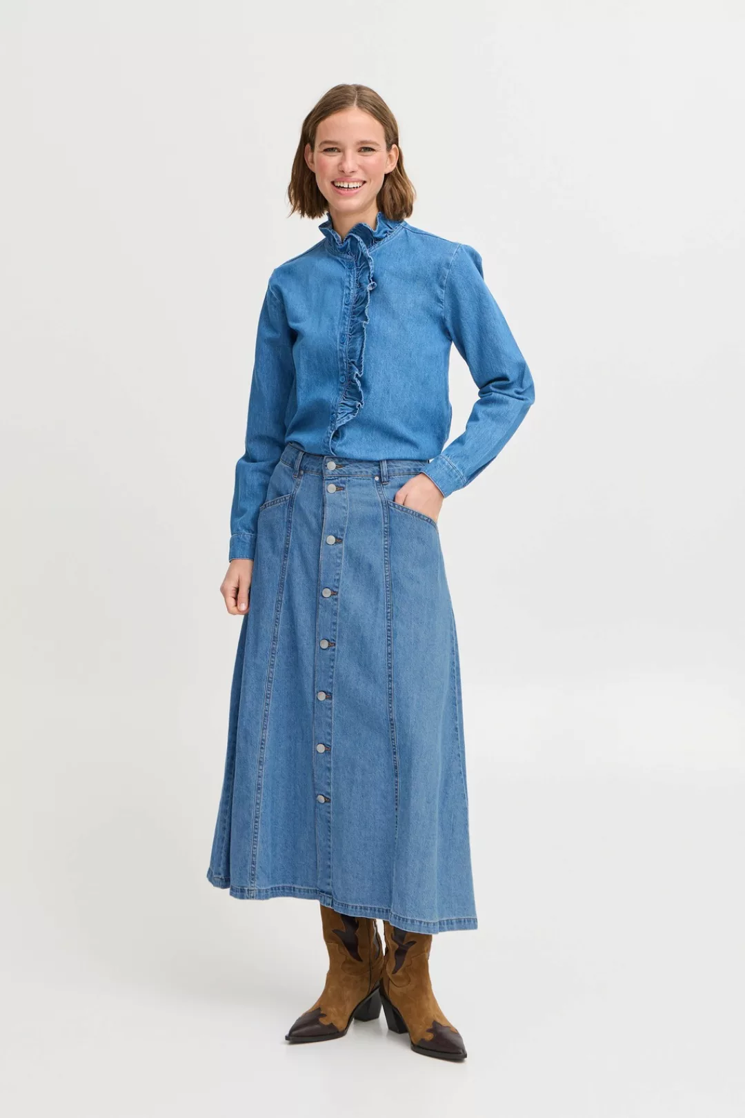 b.young Jeansrock "Jeansrock BYKAPUCA SKIRT -" günstig online kaufen