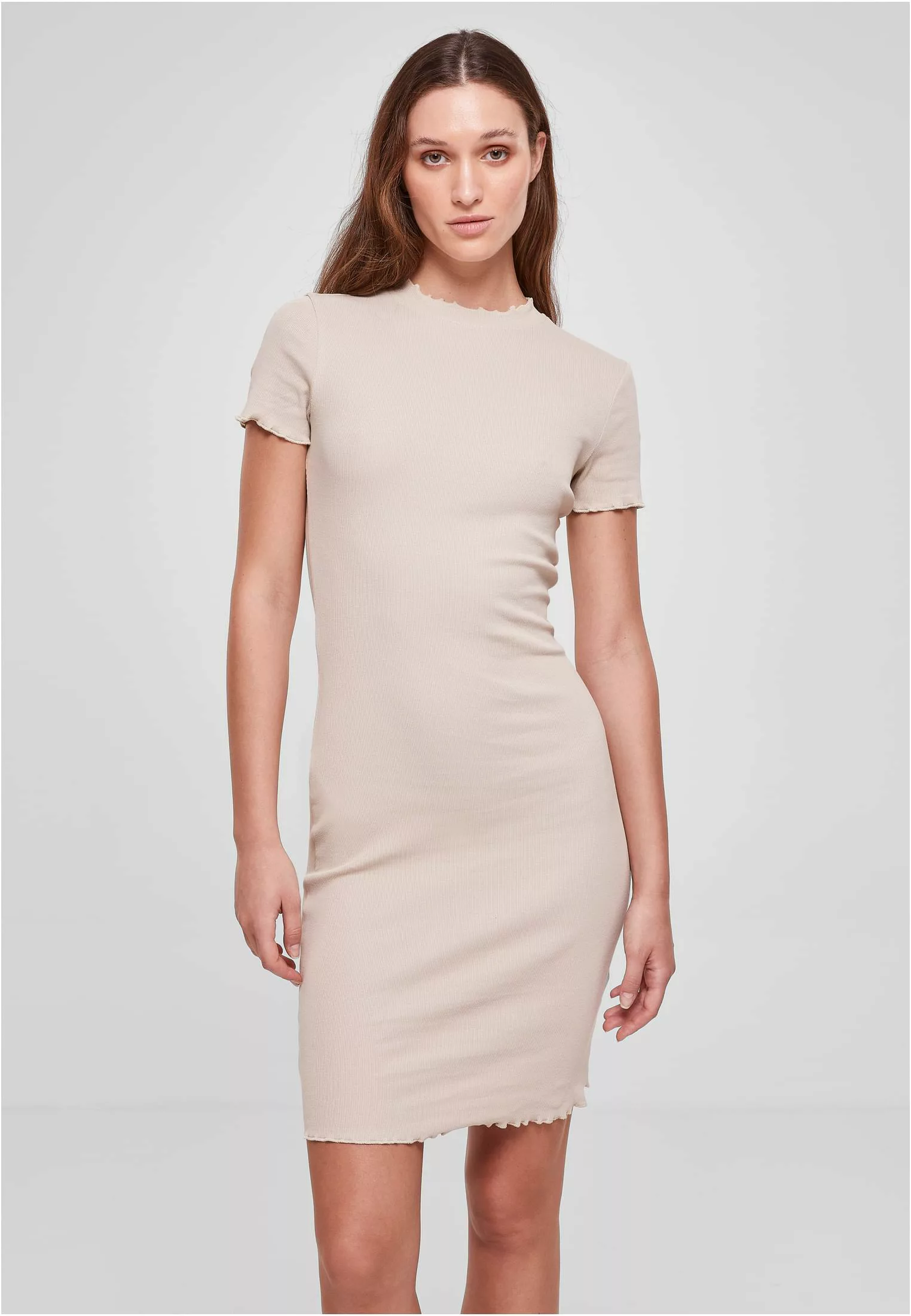 URBAN CLASSICS Jerseykleid "Damen Ladies Rib Tee Dress", (1 tlg.) günstig online kaufen