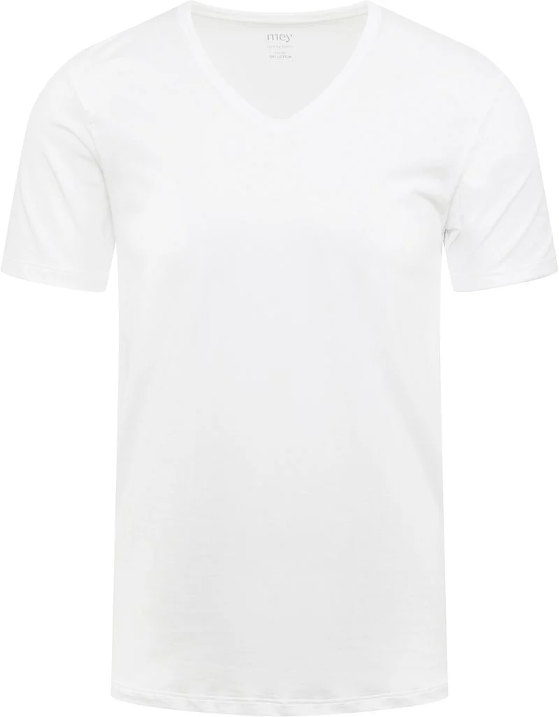 Mey V-Ausschnitt Dry Cotton T-Shirt Weiß - Größe 3XL günstig online kaufen