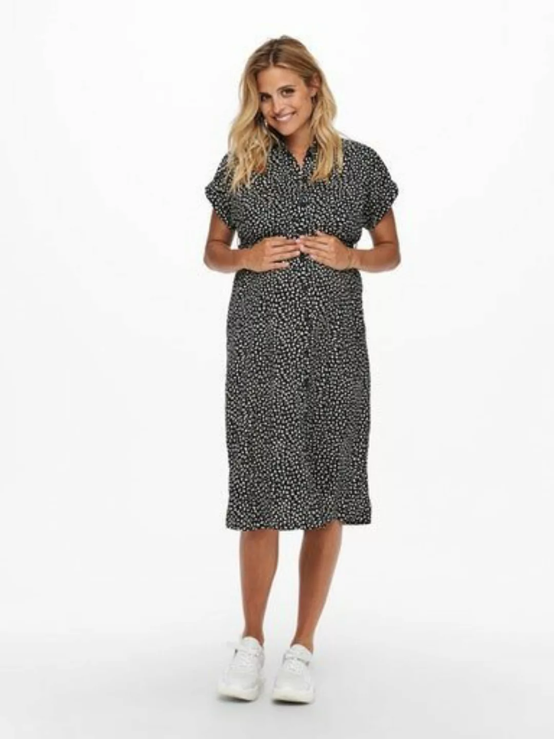 ONLY MATERNITY Umstandskleid OLMHANNOVER S/S SHIRT DRESS WVN NOOS günstig online kaufen