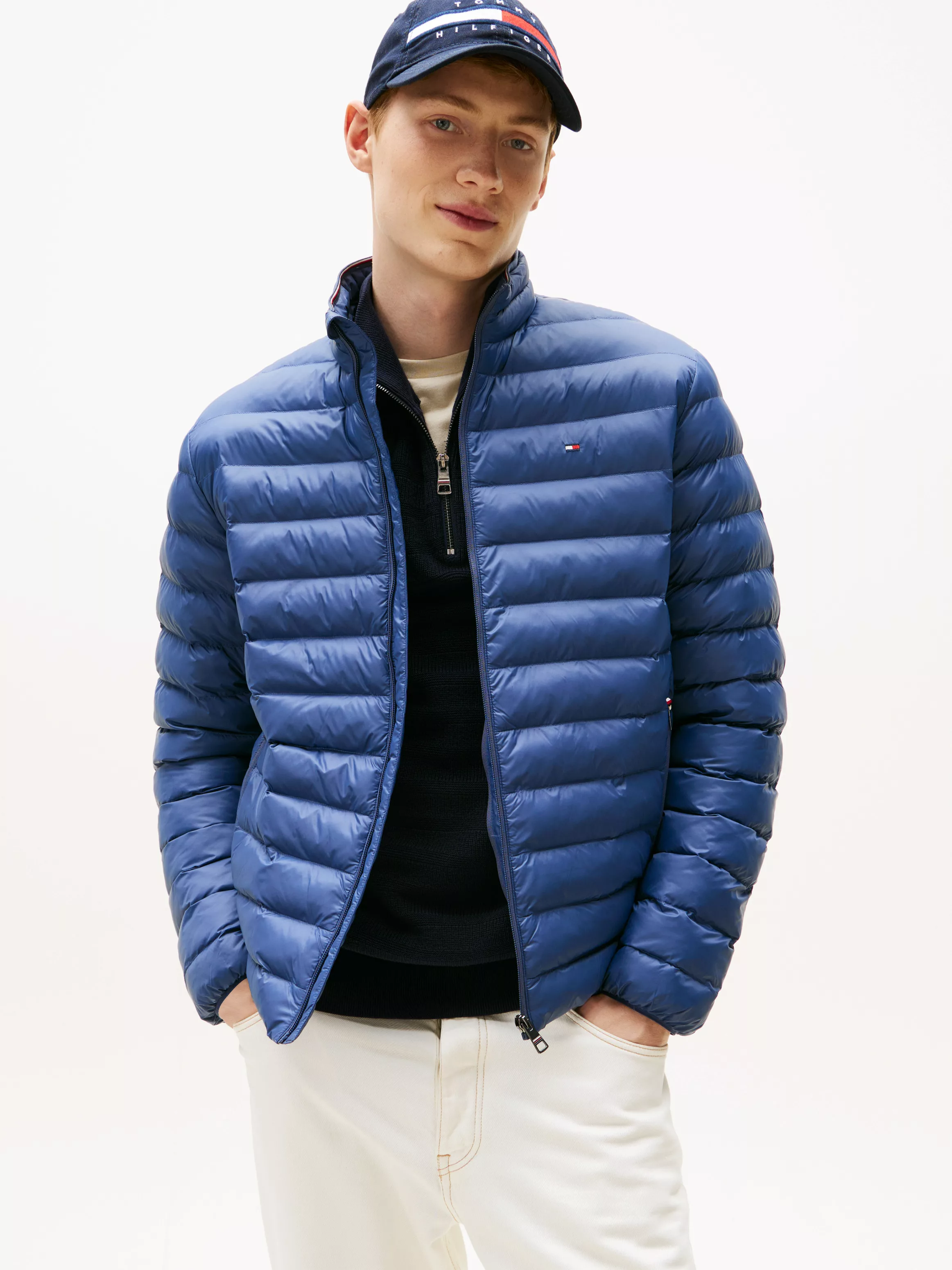 Tommy Hilfiger Steppjacke "PACKABLE RECYCLED JACKET", Übergangsjacke mit Lo günstig online kaufen