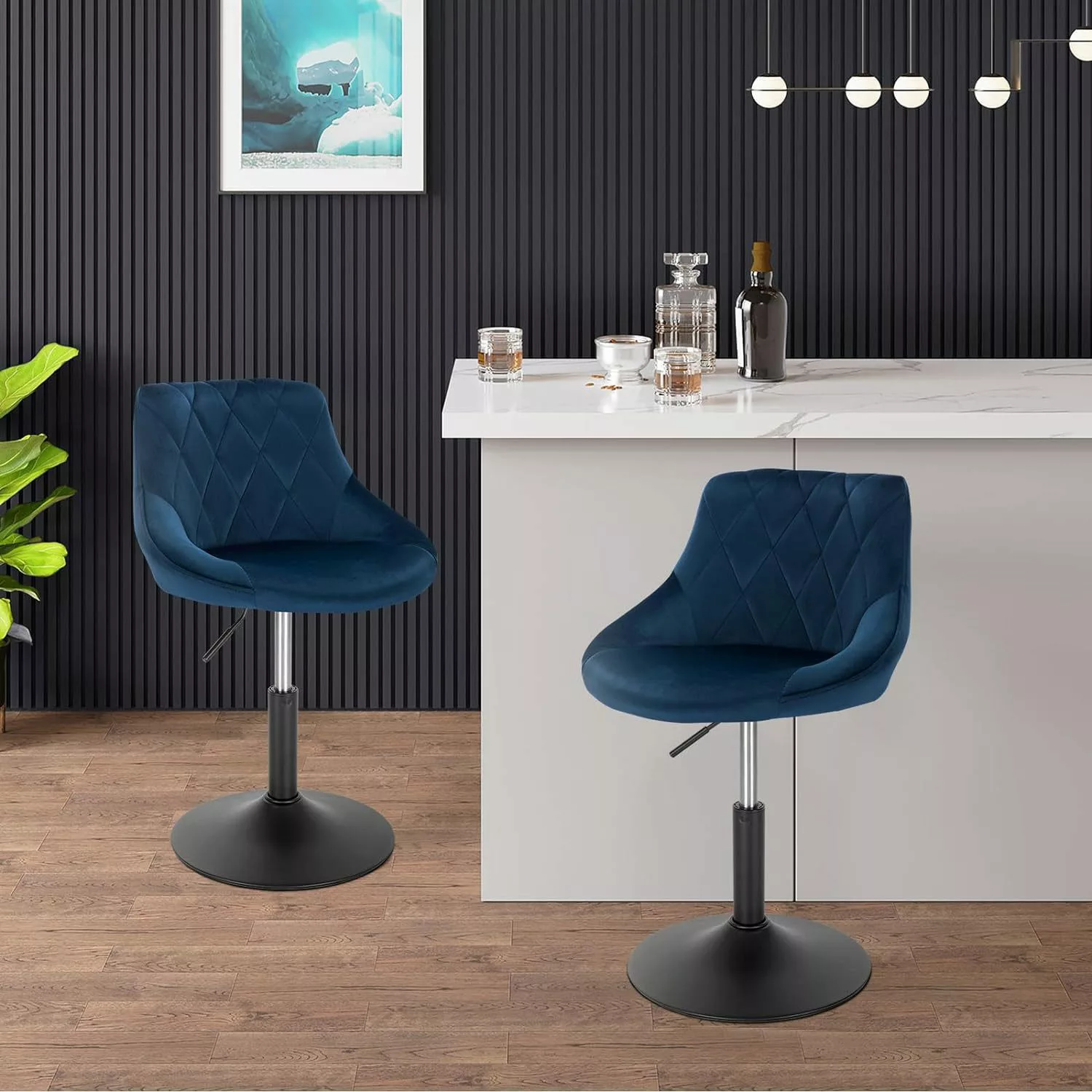 Woltu Barhocker (2 St), Loungesessel Polsterstuhl günstig online kaufen