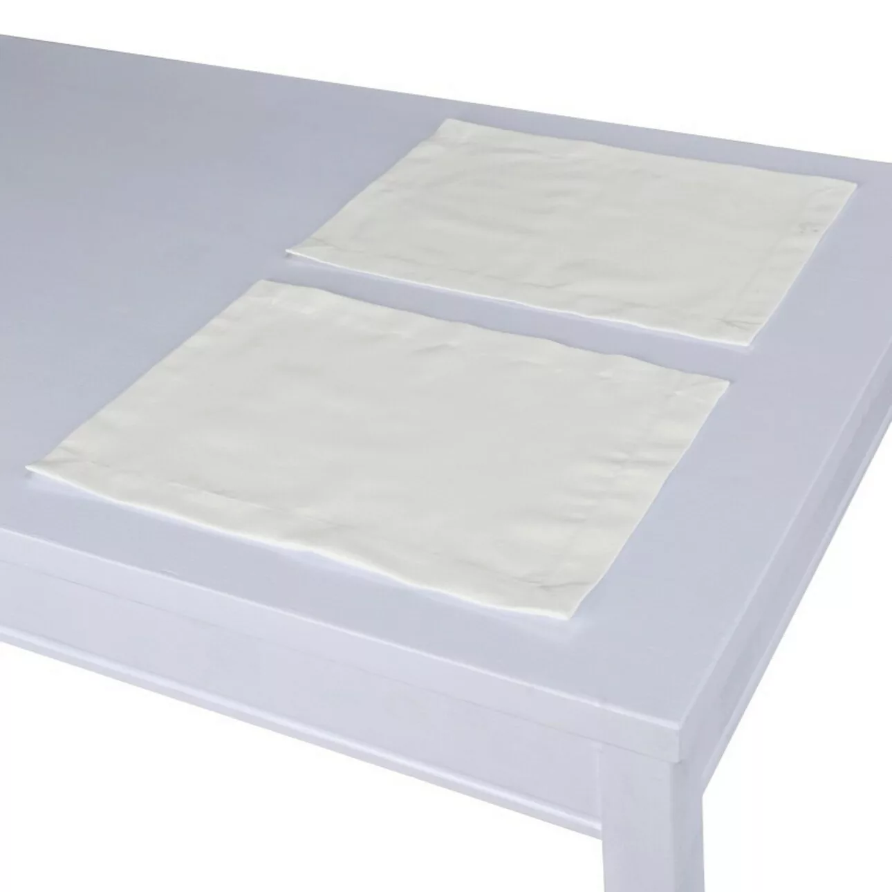 Tischset 2 Stck., weiß, 30 x 40 cm, Loneta (133-02) günstig online kaufen