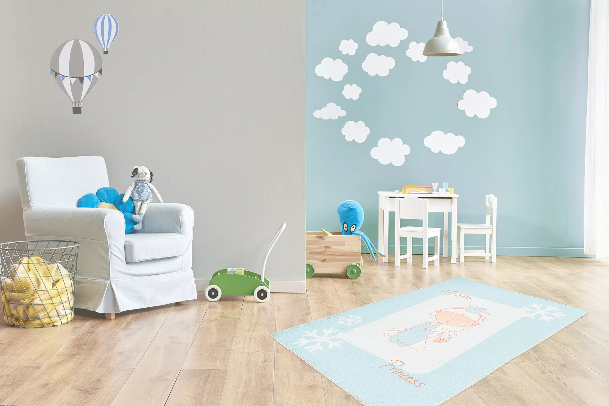 Arte Espina Kinderteppich »Bambini 100«, rechteckig, Fantasievoll bedruckte günstig online kaufen