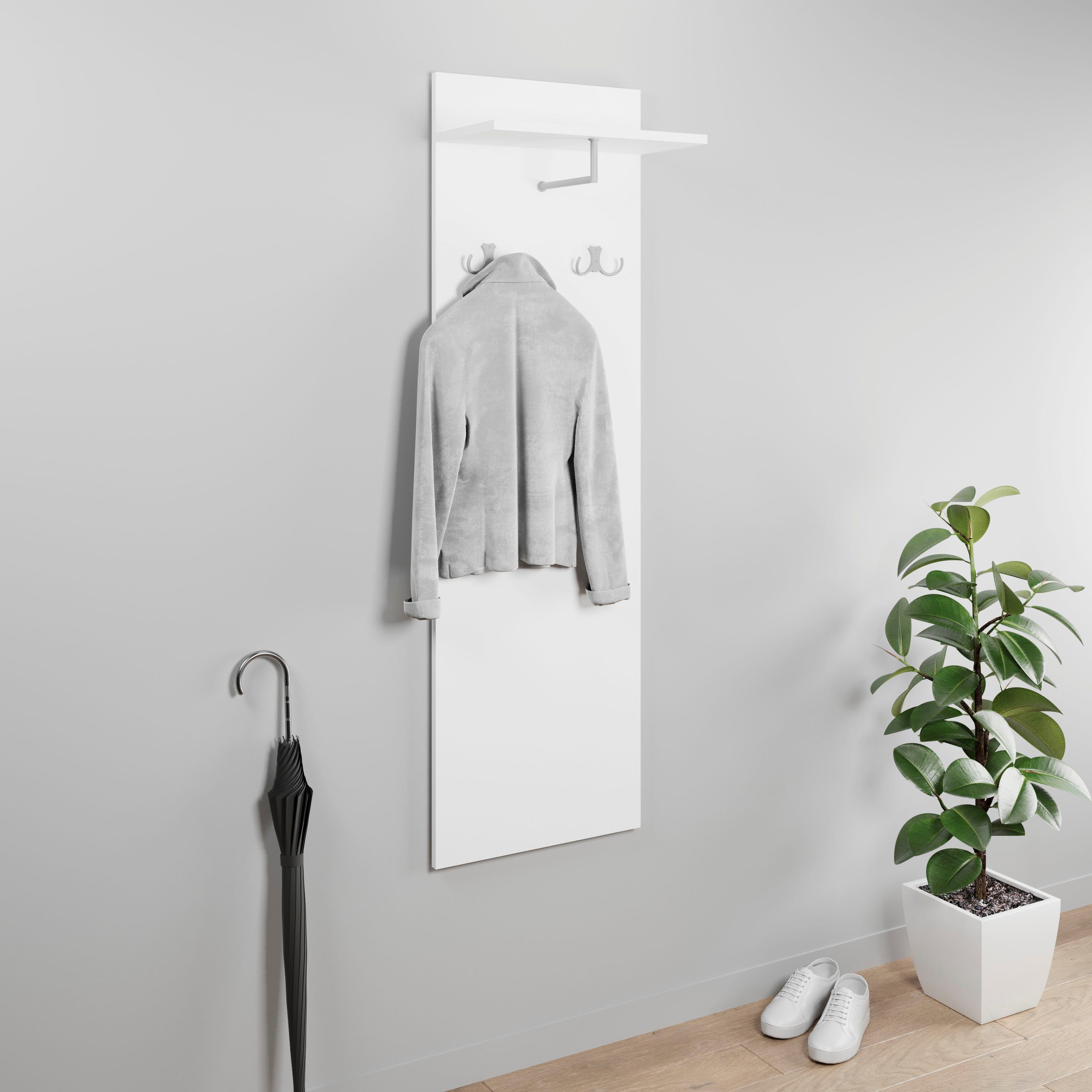 INOSIGN Garderobenpaneel "Paris", (1 St.), Wandgarderobe mit Doppelhaken un günstig online kaufen