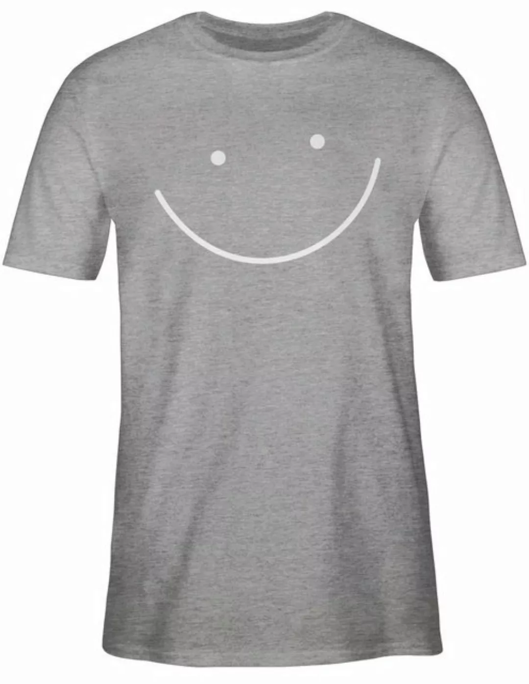 Shirtracer T-Shirt Smile Gesicht Sprüche Statement günstig online kaufen