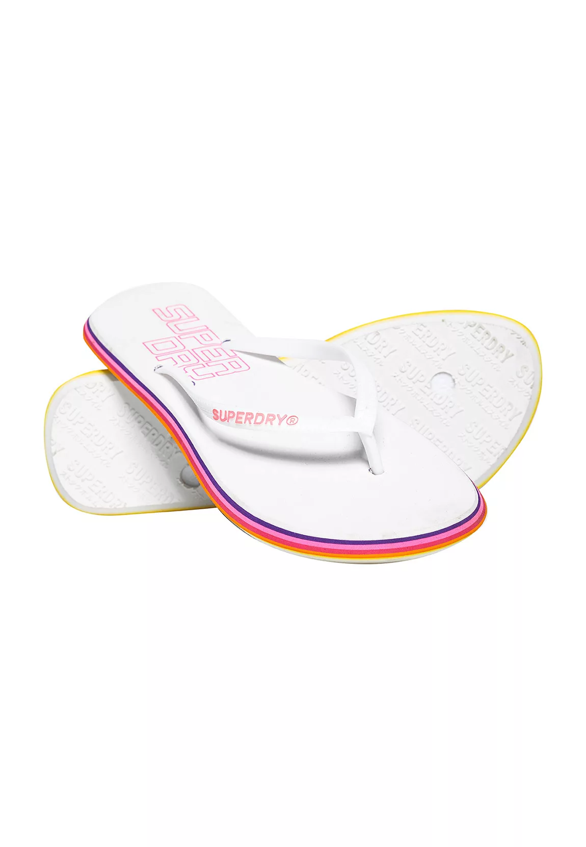 Superdry Neon Rainbow Sleek Flip-flops EU 40-41 Optic günstig online kaufen