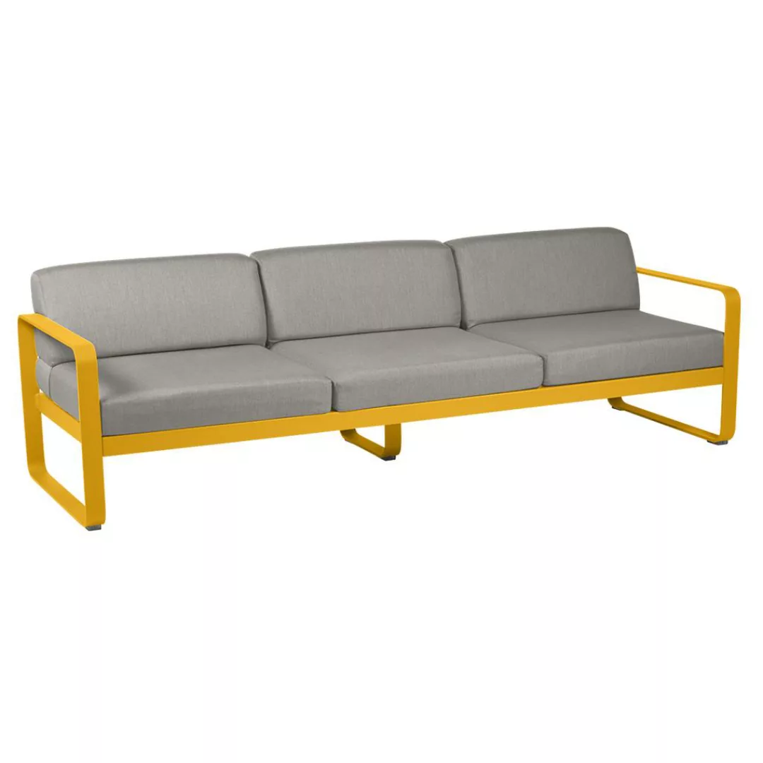 Bellevie 3-Sitzer Lounge-Sofa C6 Honig B8 Taupegrau günstig online kaufen