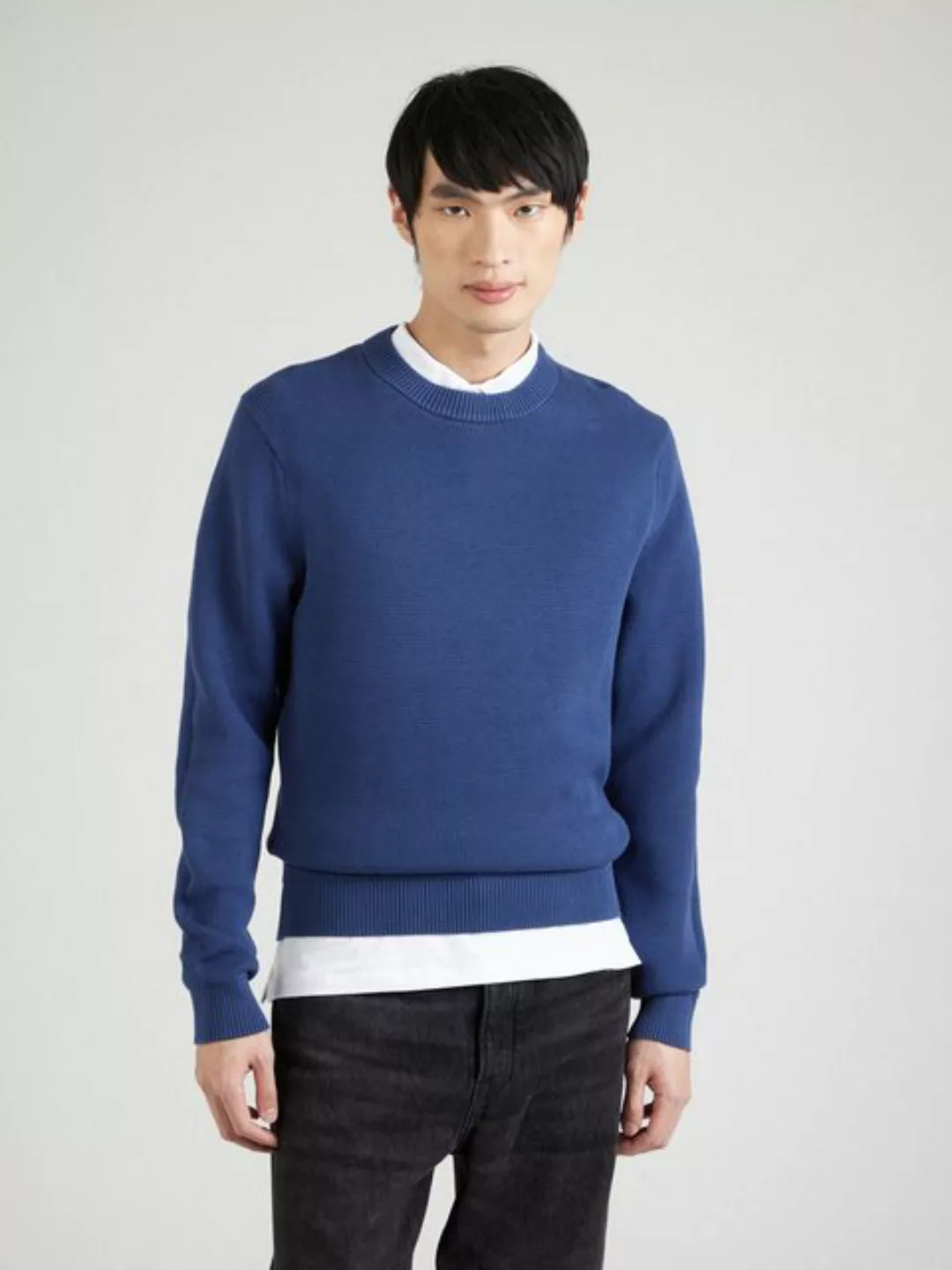 SELECTED HOMME Rundhalspullover SLHDANE LS KNIT STRUCTURE CREW NECK NOOS günstig online kaufen