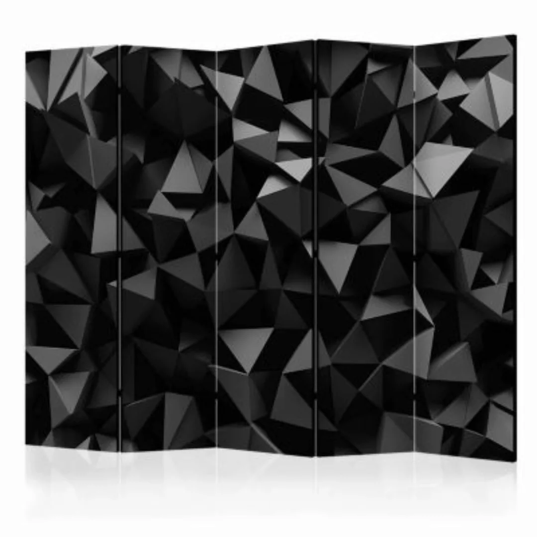 artgeist Paravent Depth of Geometry II [Room Dividers] schwarz/weiß Gr. 225 günstig online kaufen
