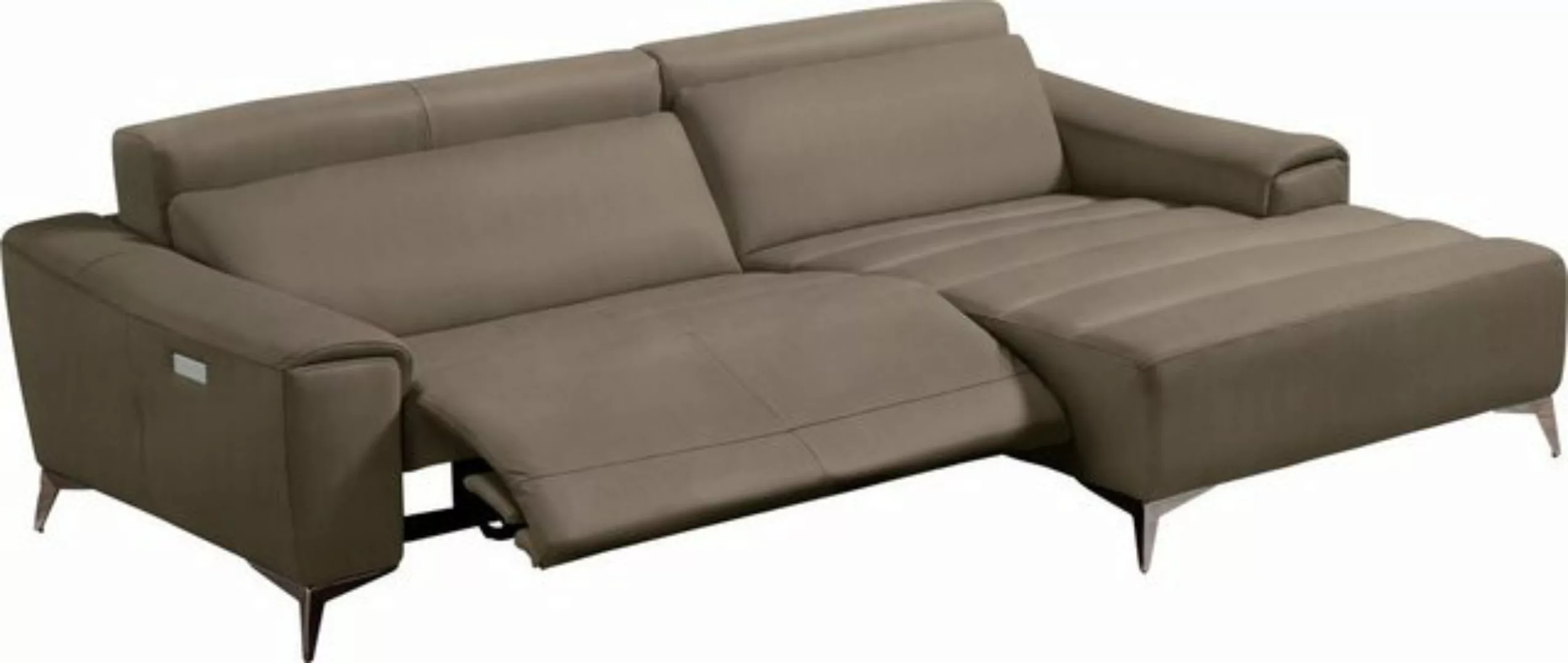 Egoitaliano Ecksofa Suzette, mit Recamiere, inkl. 1 elektronischen Relaxfun günstig online kaufen