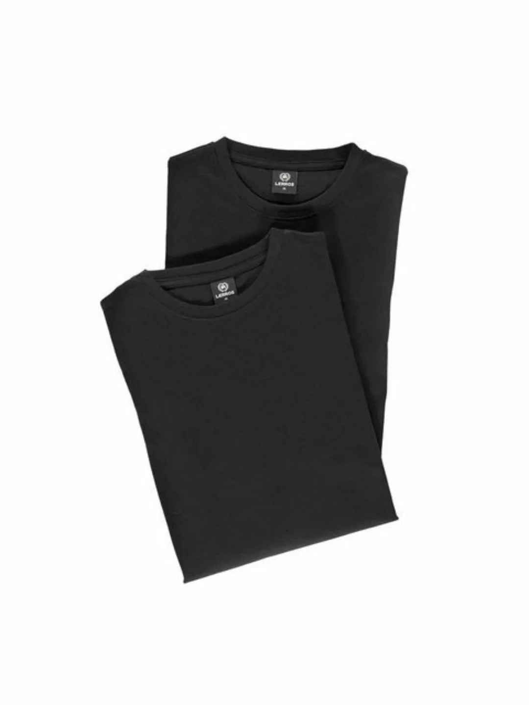 LERROS T-Shirt "LERROS Doppelpack T-Shirt Rundhals in Premium Baumwollquali günstig online kaufen