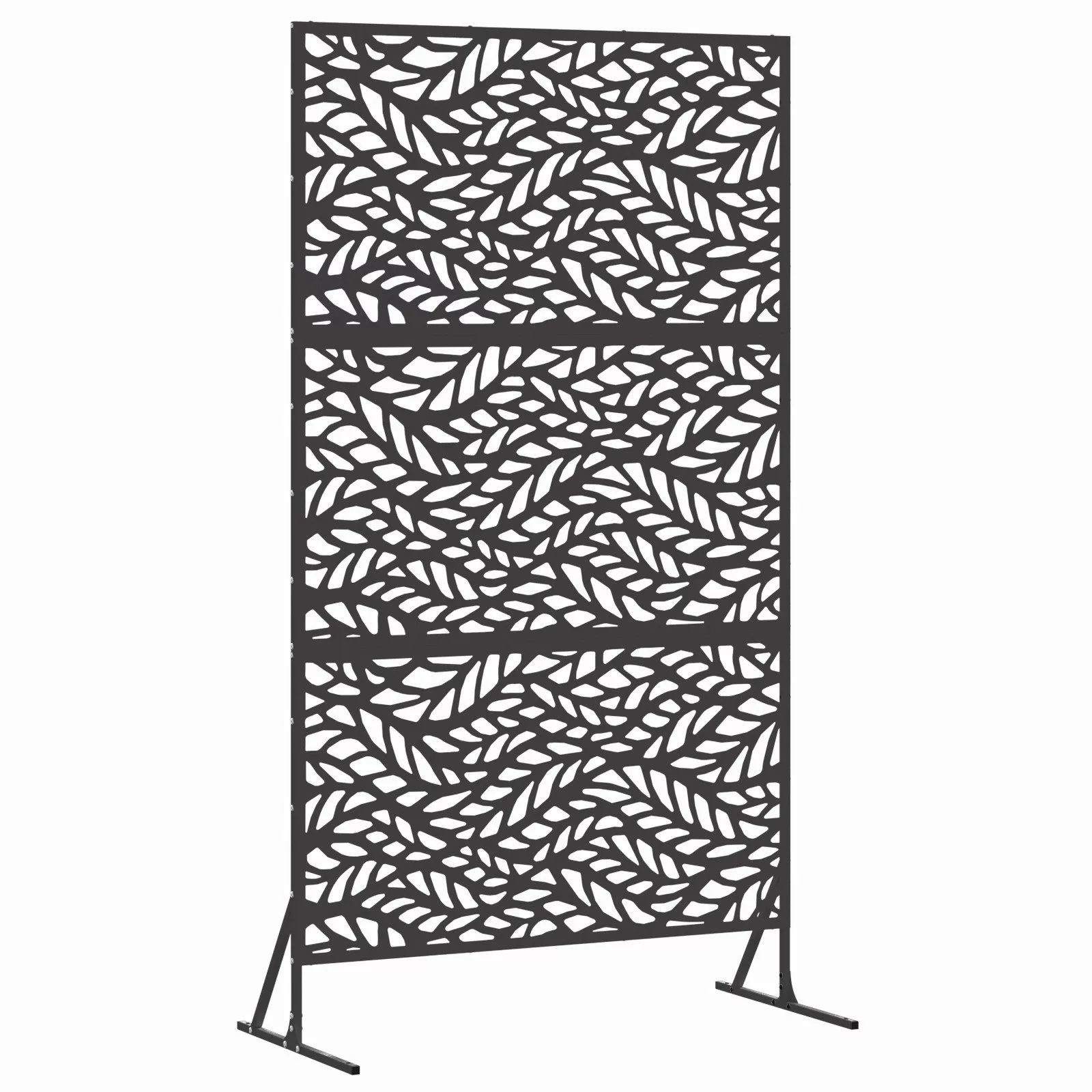 vidaXL Gartenzaun Sichtschutz Schwarz 100x50x180 cm günstig online kaufen