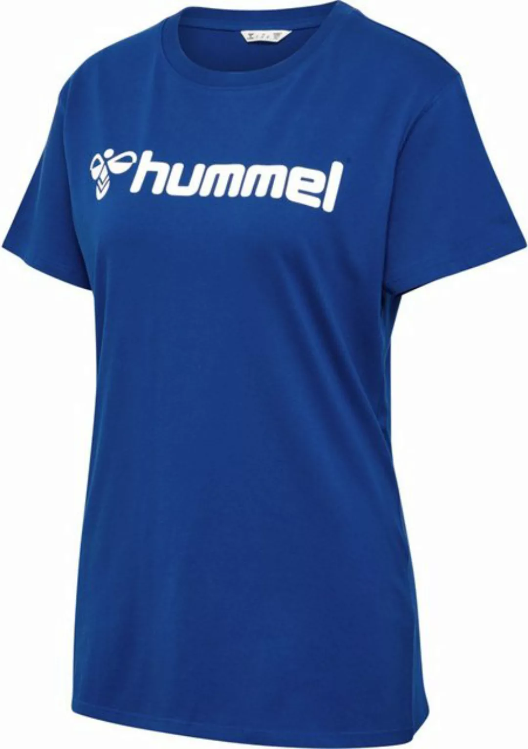 hummel T-Shirt T-Shirt Regular Fit Stretch Rundhalsausschnitt Logo 7929 in günstig online kaufen